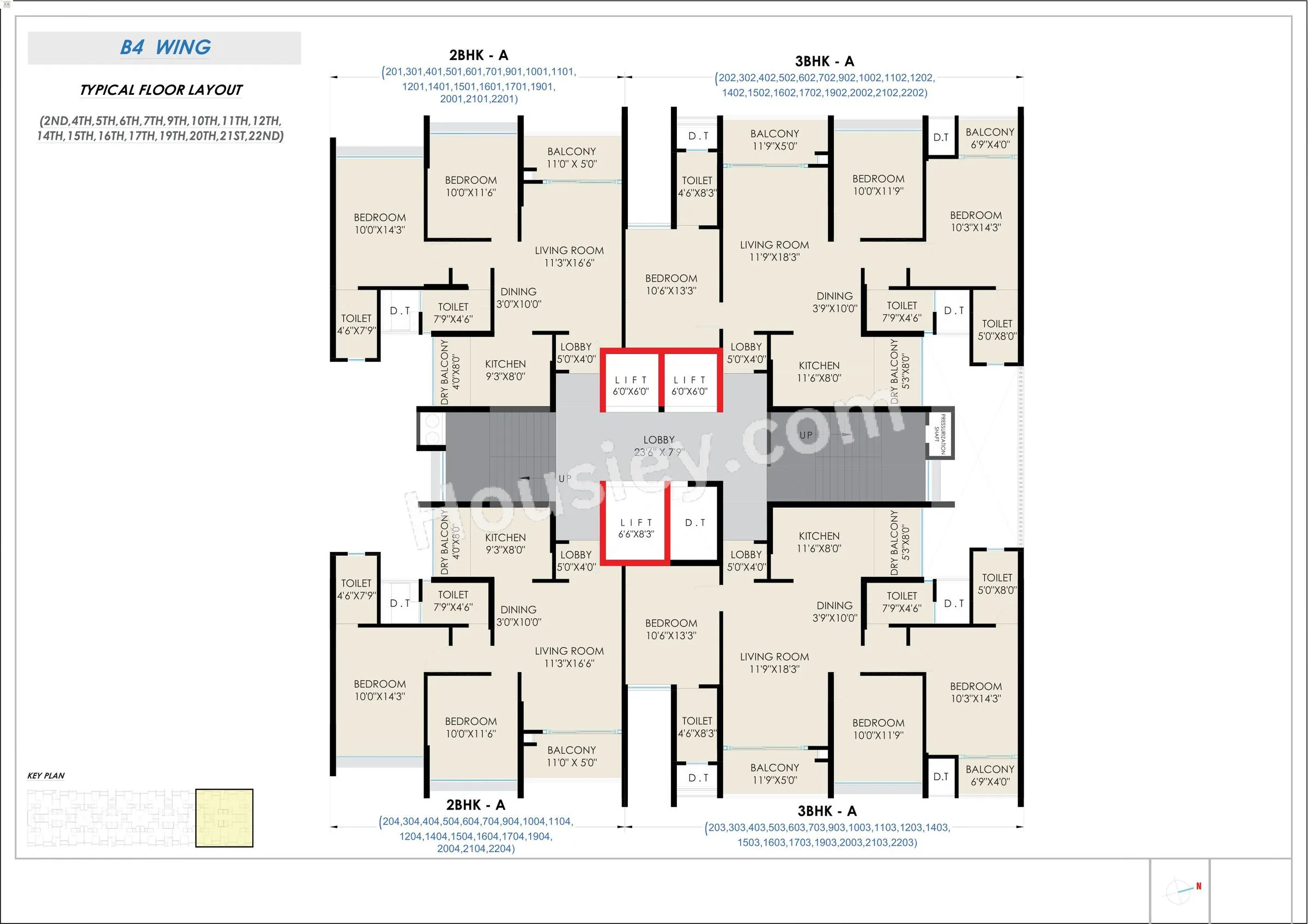 The Rising Floor plan 9