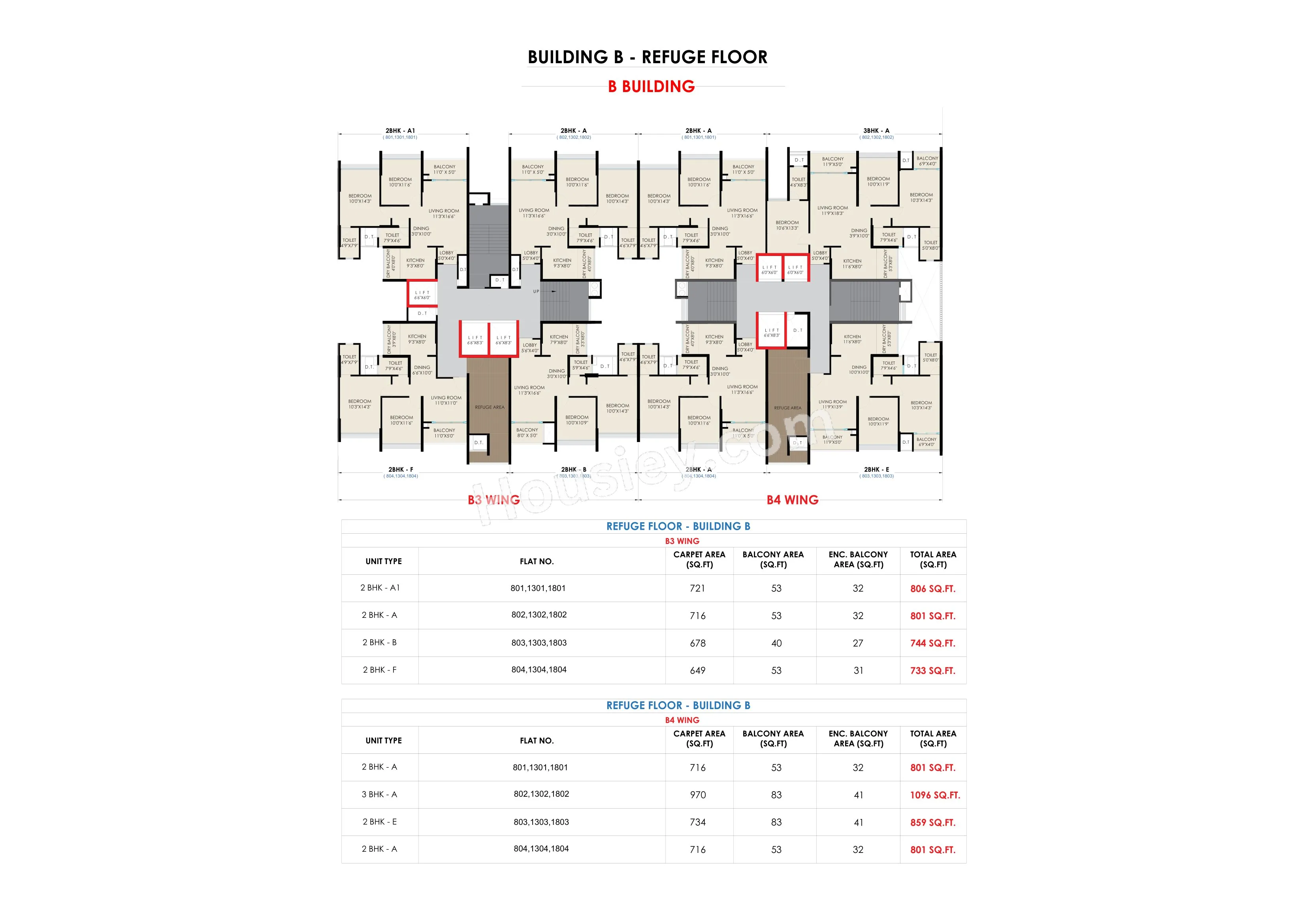 The Rising Floor plan 1