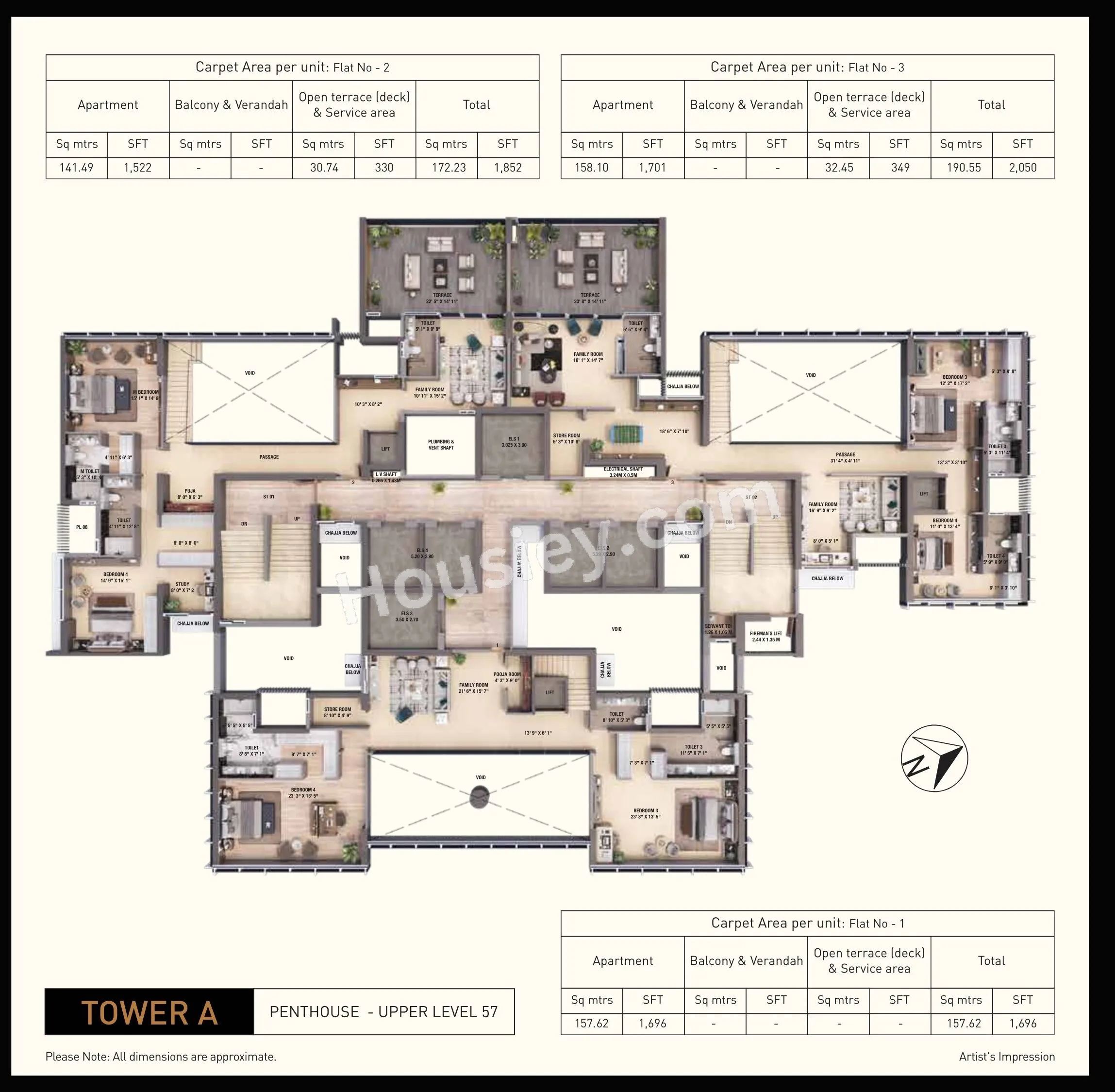 Peninsula Salsette 27 Floor plan 3