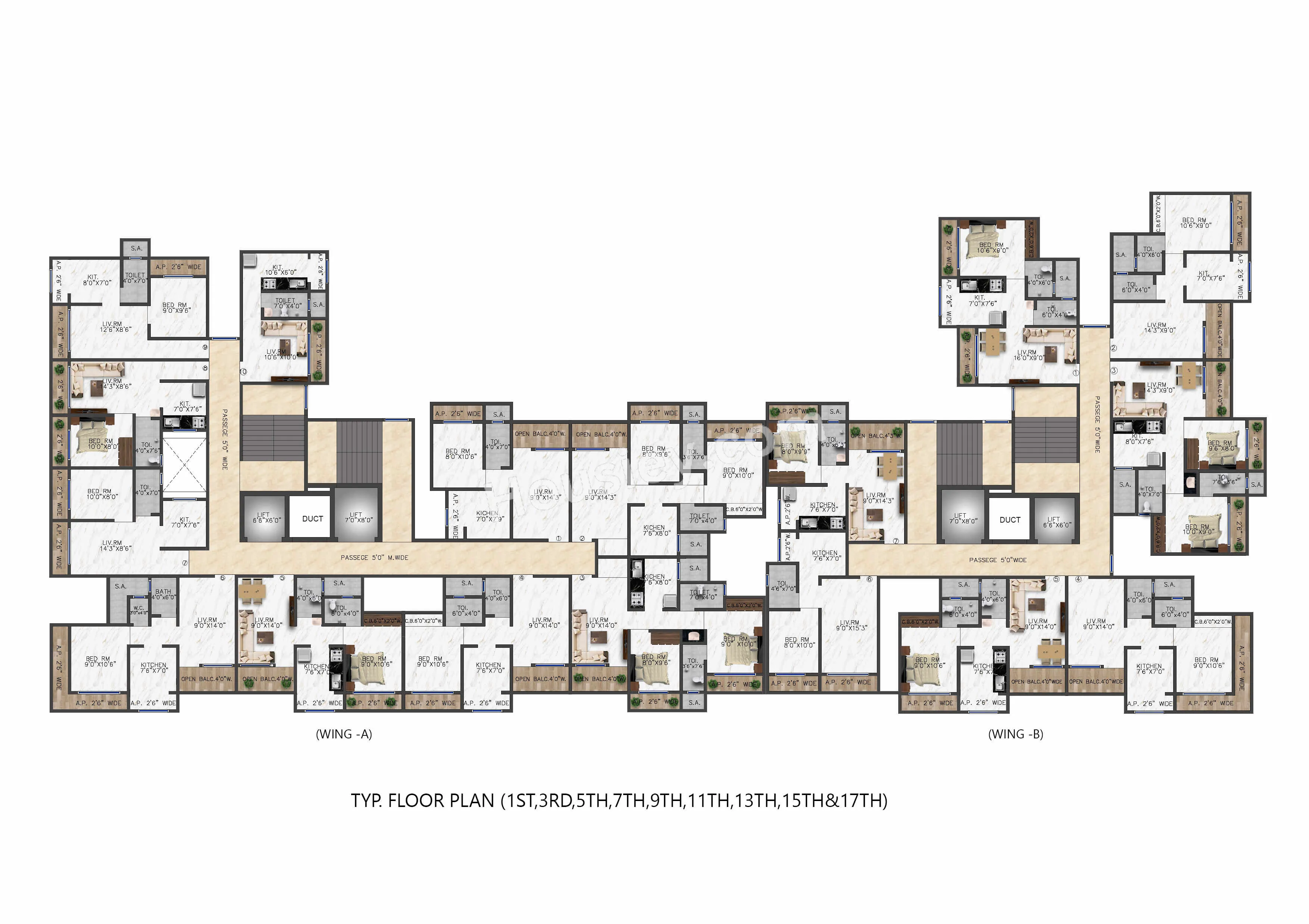 The Vaidiki Signature Floor plan 2