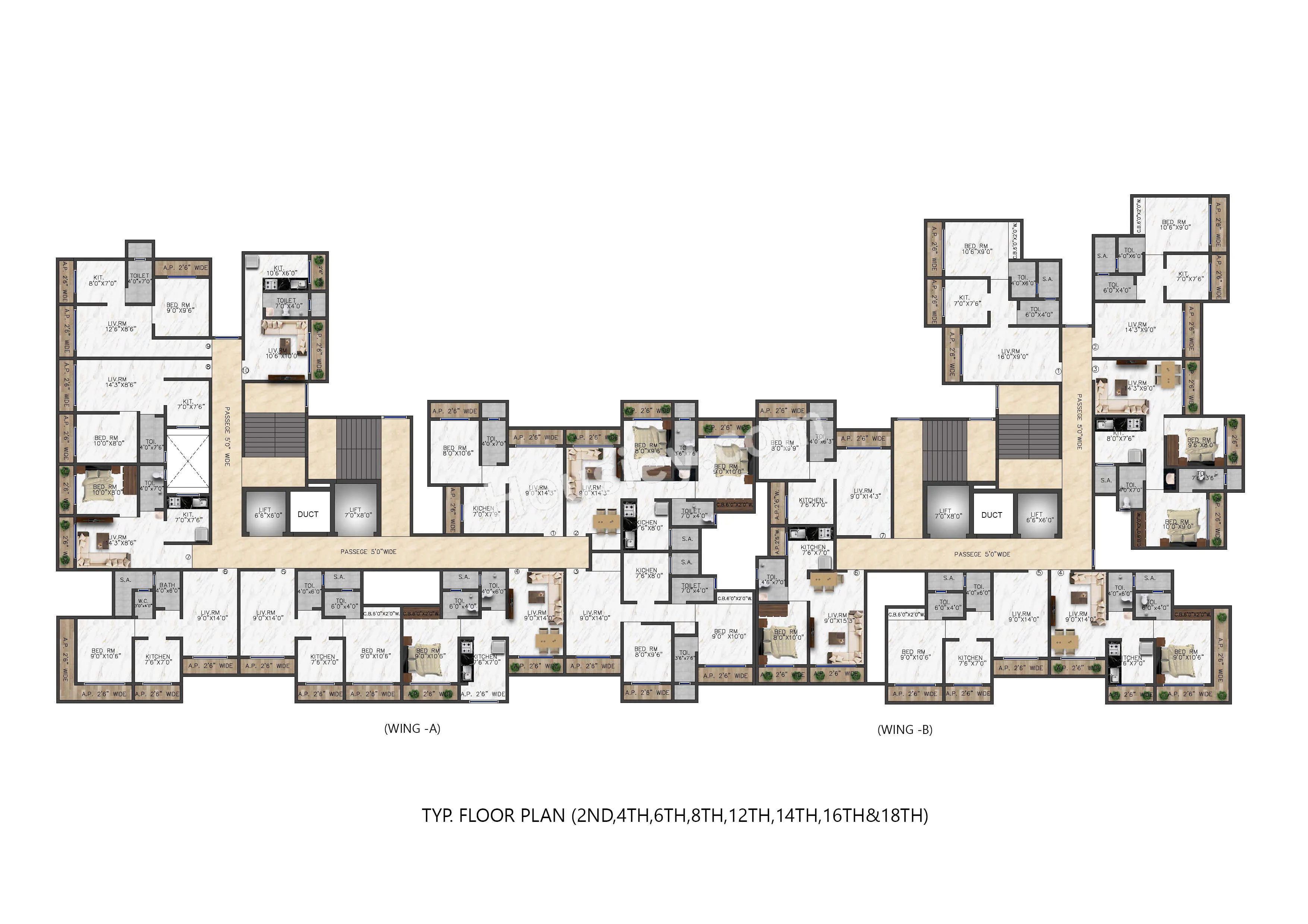The Vaidiki Signature Floor plan 1