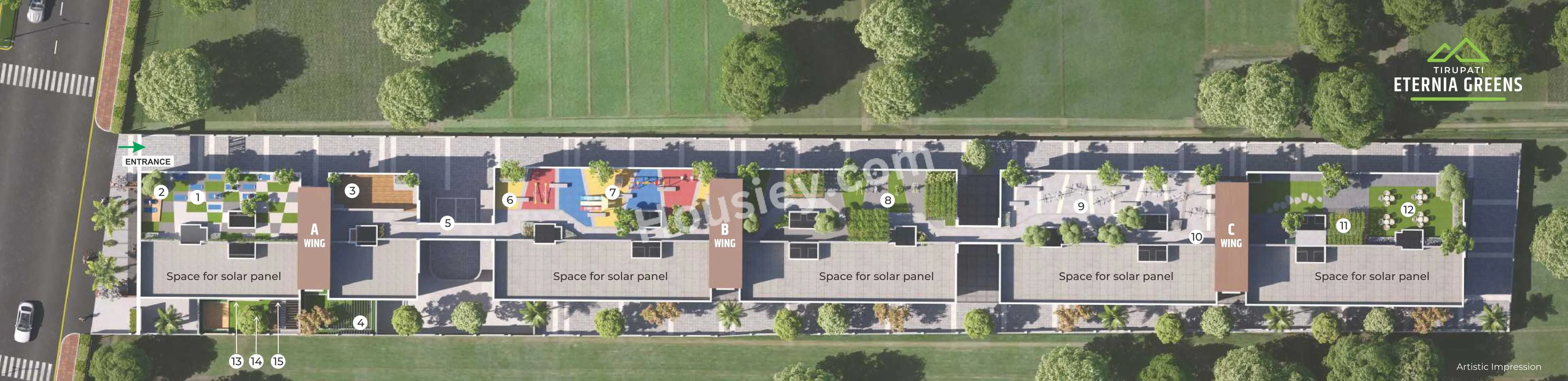 Tirupati Eternia greens Master Plan