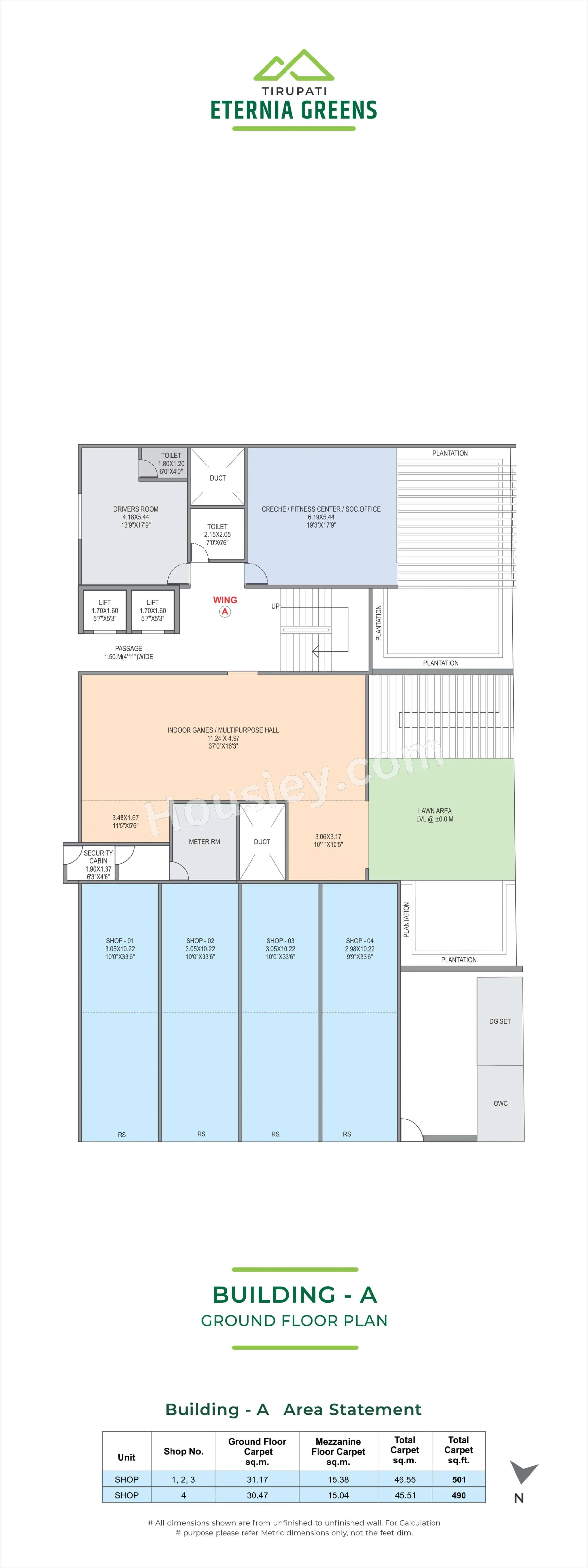 Tirupati Eternia greens Floor plan 1