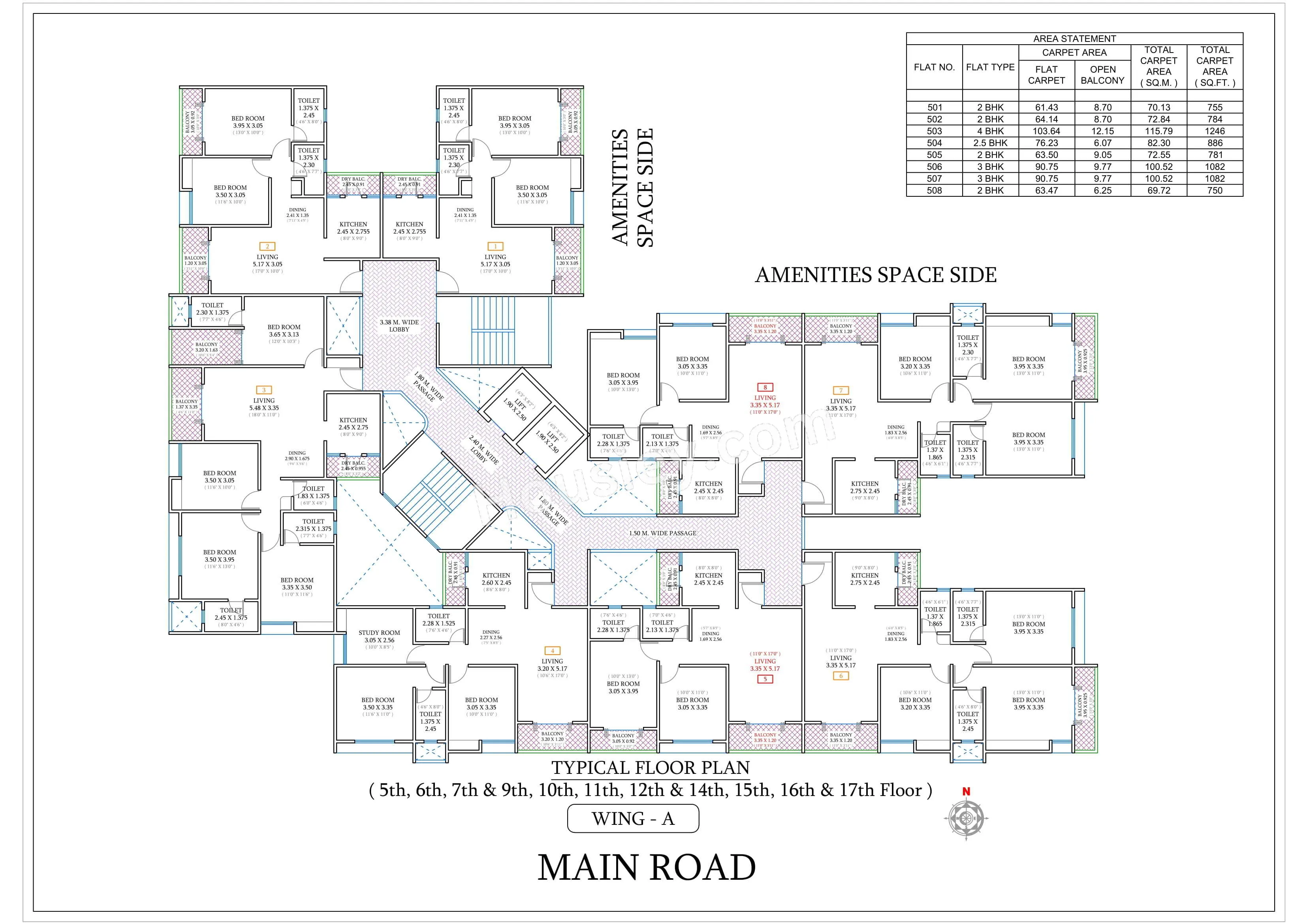 Triaa One Aretha Floor plan 3