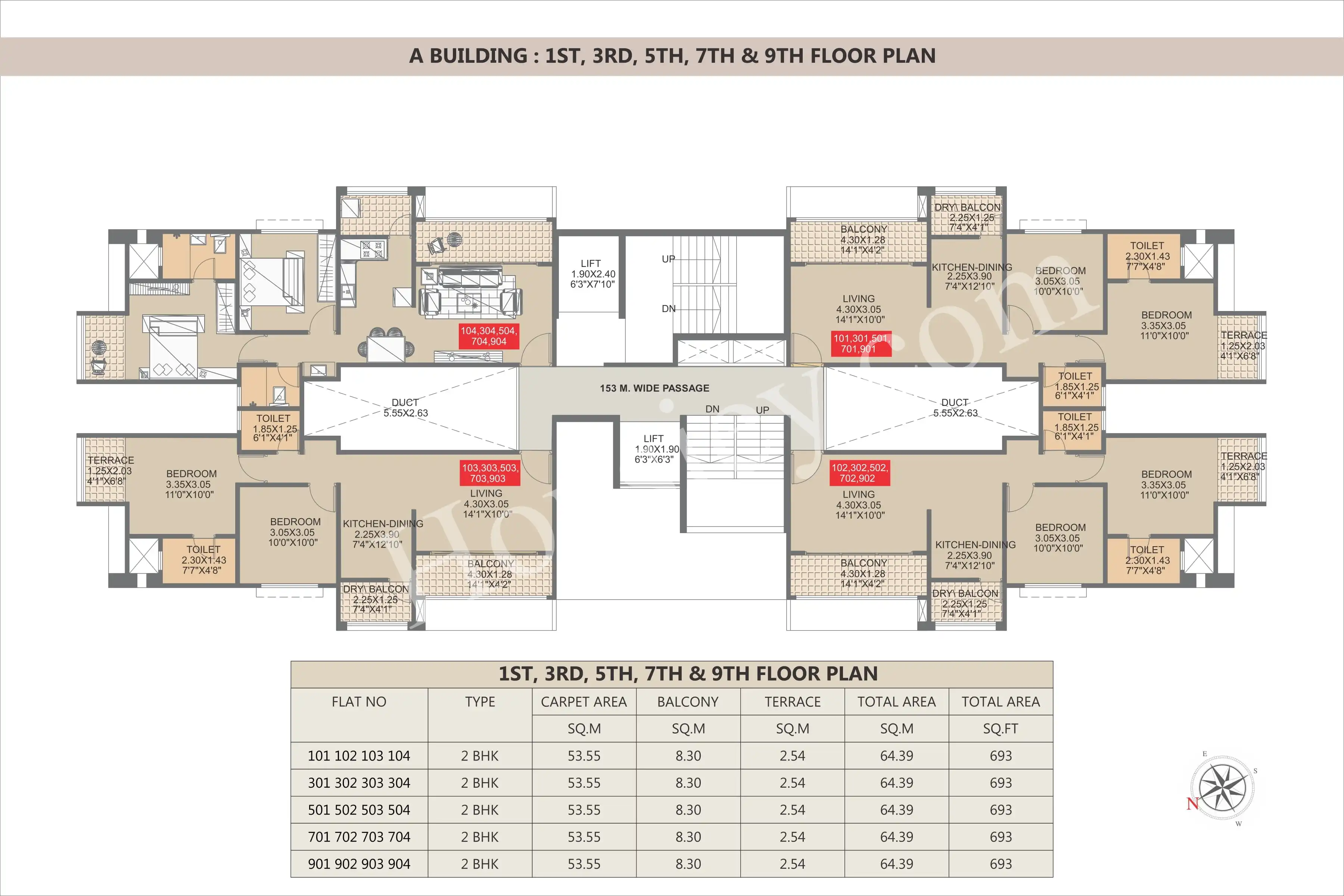 Yashoda Trident 9 Floor plan 1