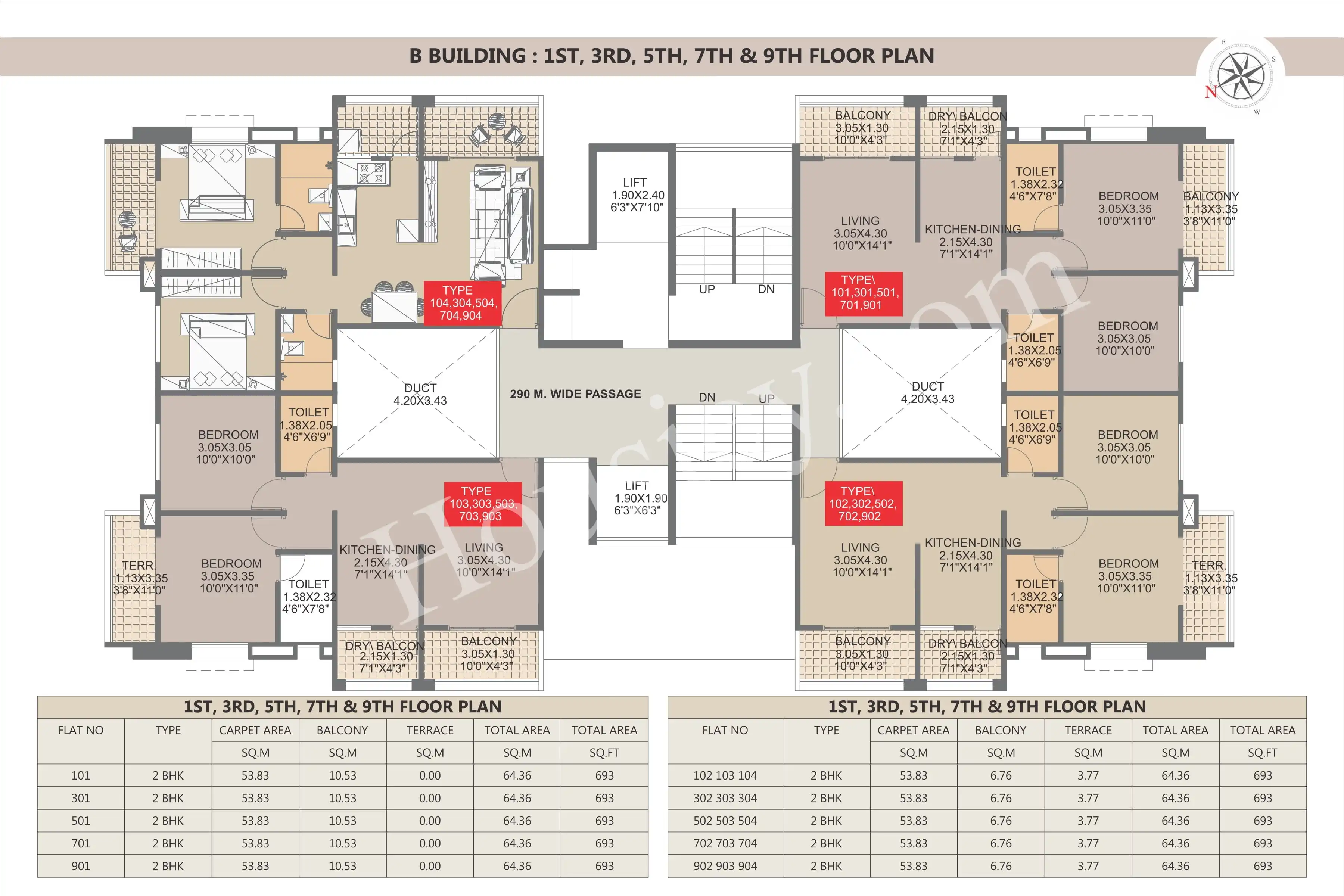 Yashoda Trident 9 Floor plan 4