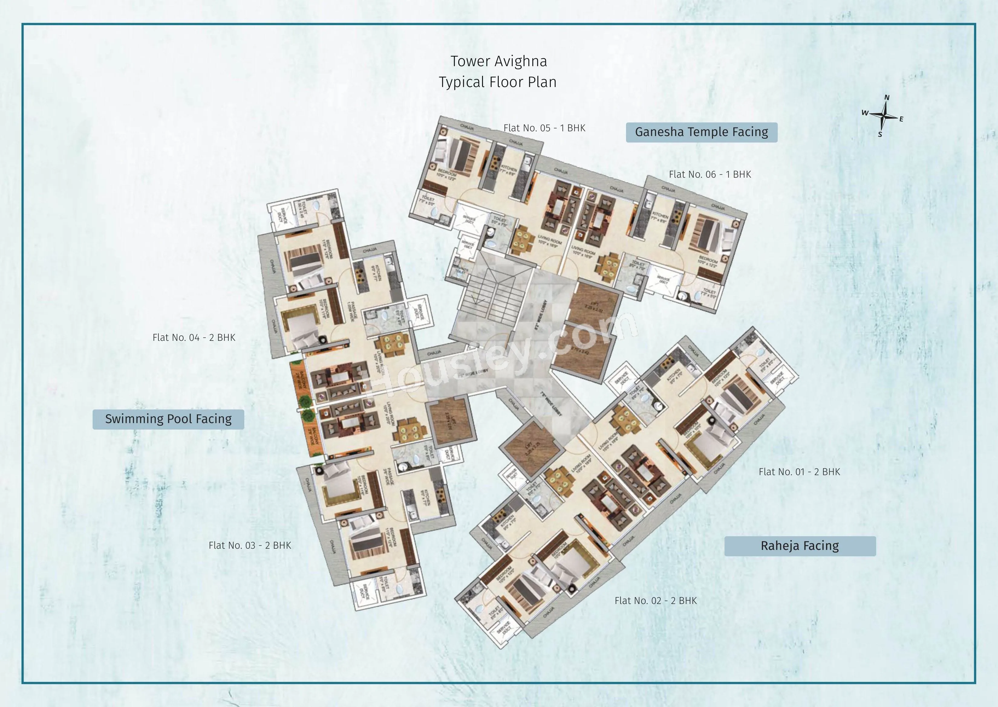 Tridhaatu Morya Floor Plan
