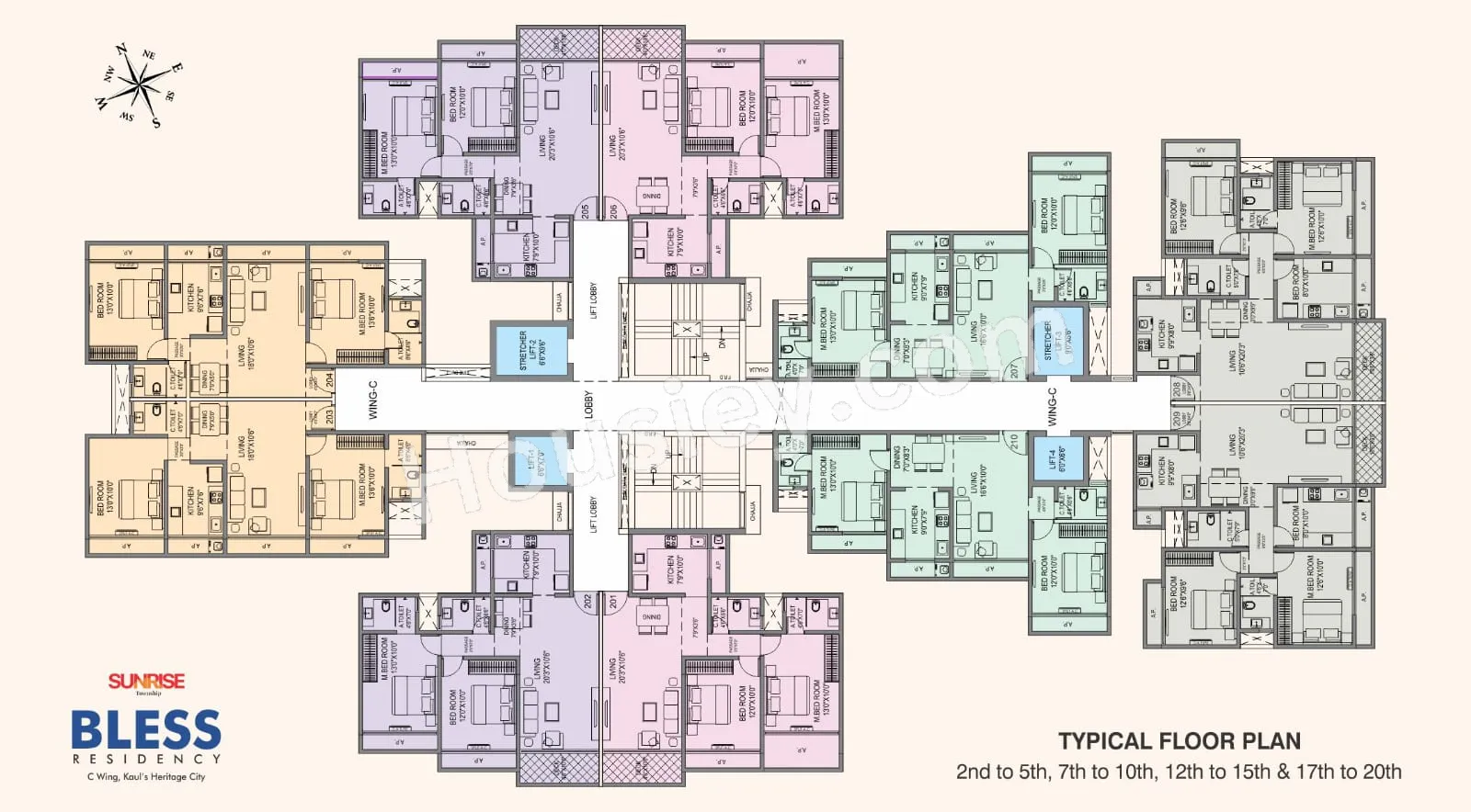 Trinity Bless Residency Floor Plan