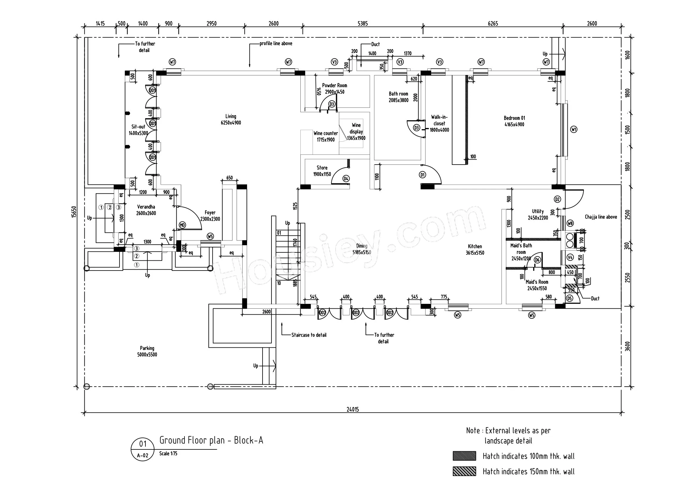 True Blue Napa Valley Floor plan 1