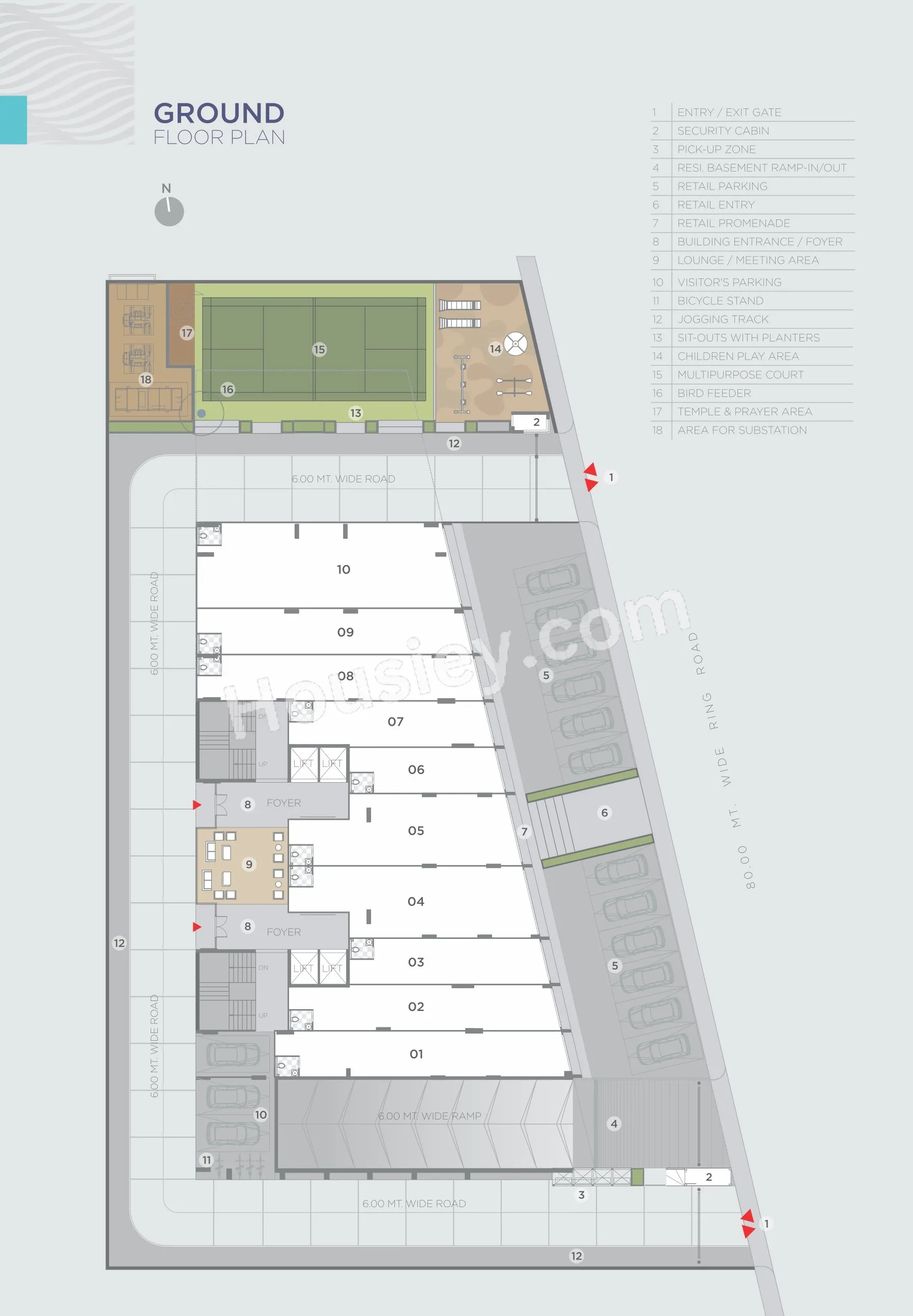Ratna Turquoise Dreamz Floor plan 1