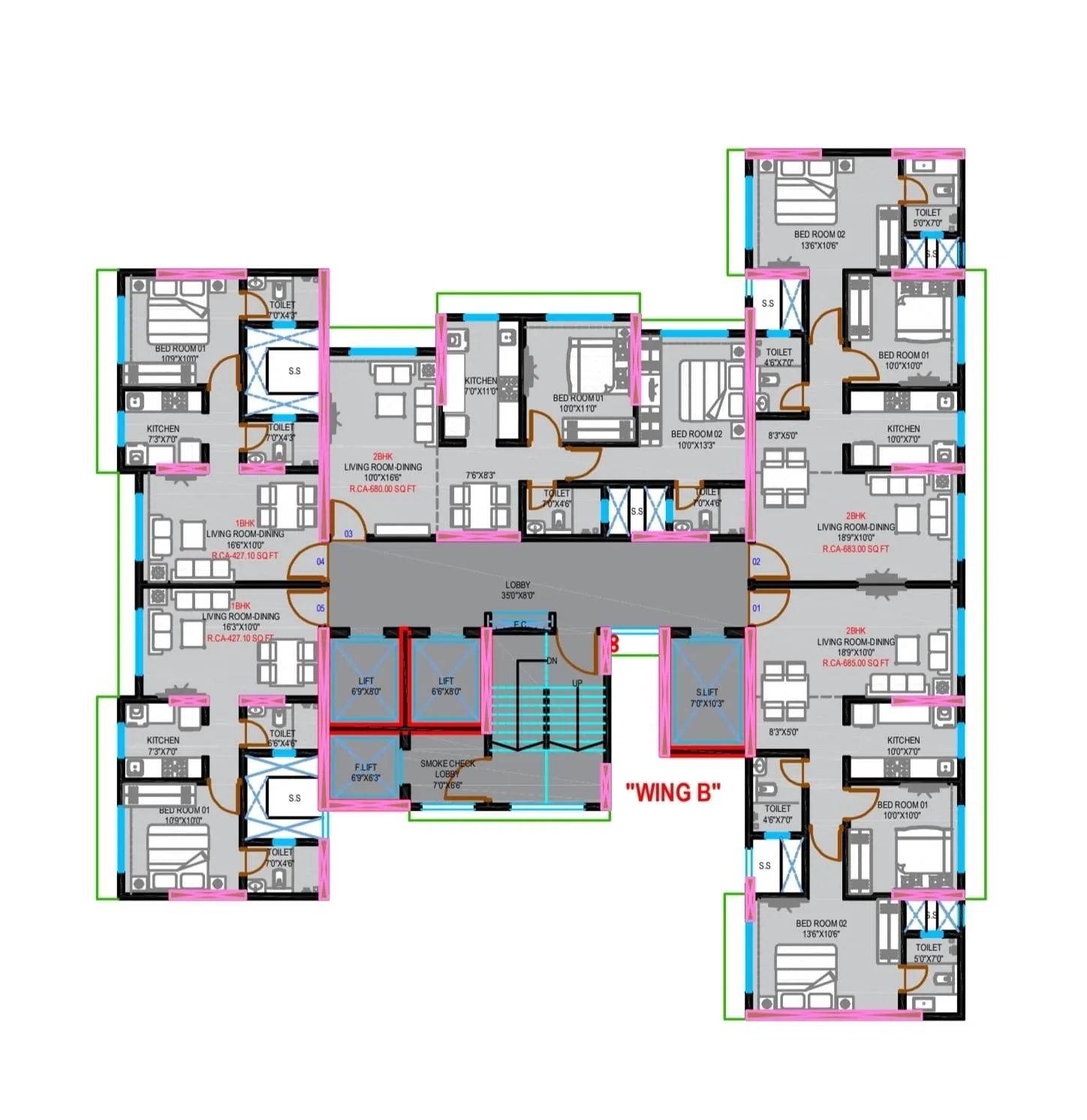 Unimont 24karat Floor plan 1