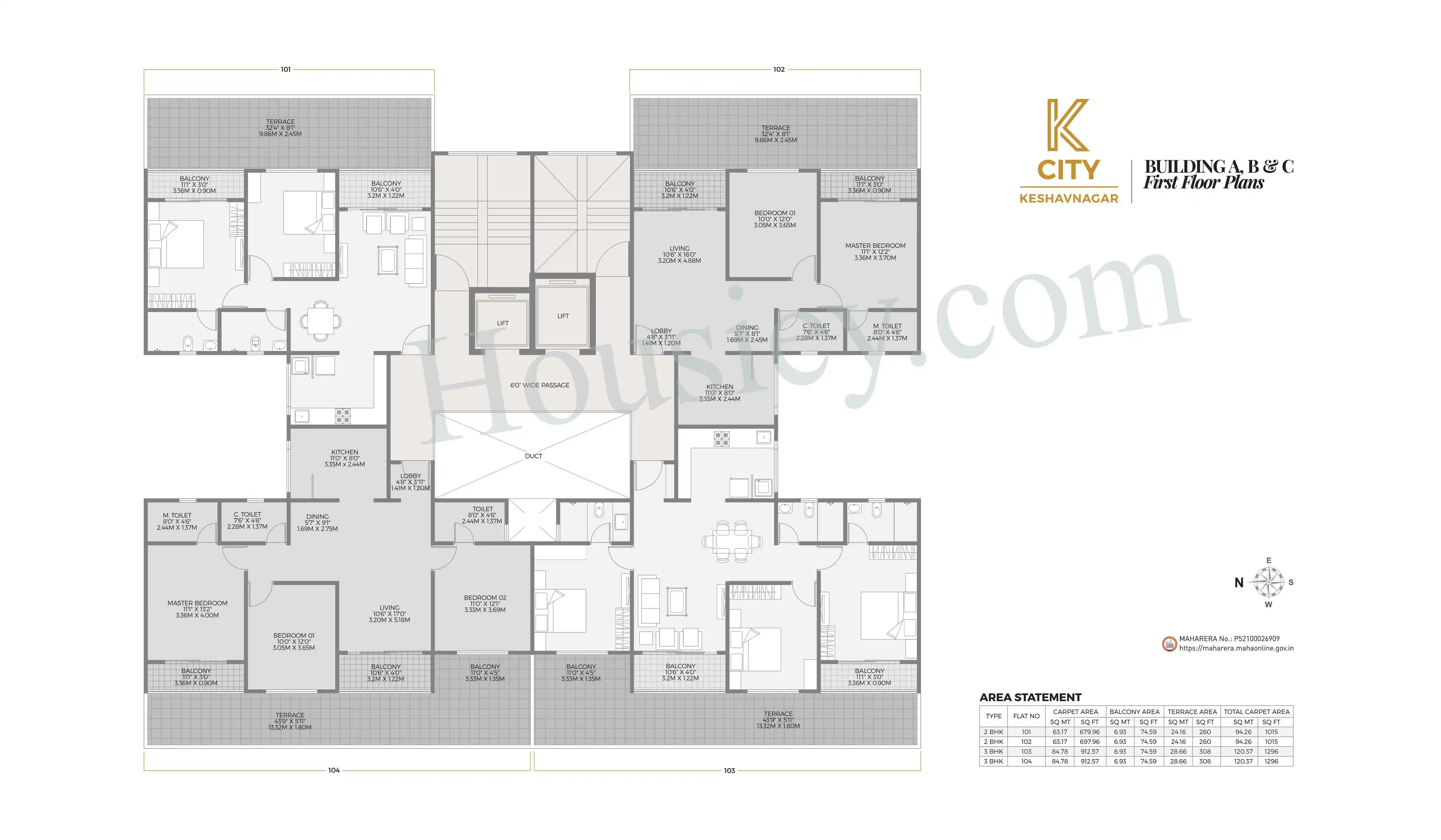 Unique K City Floor plan 1