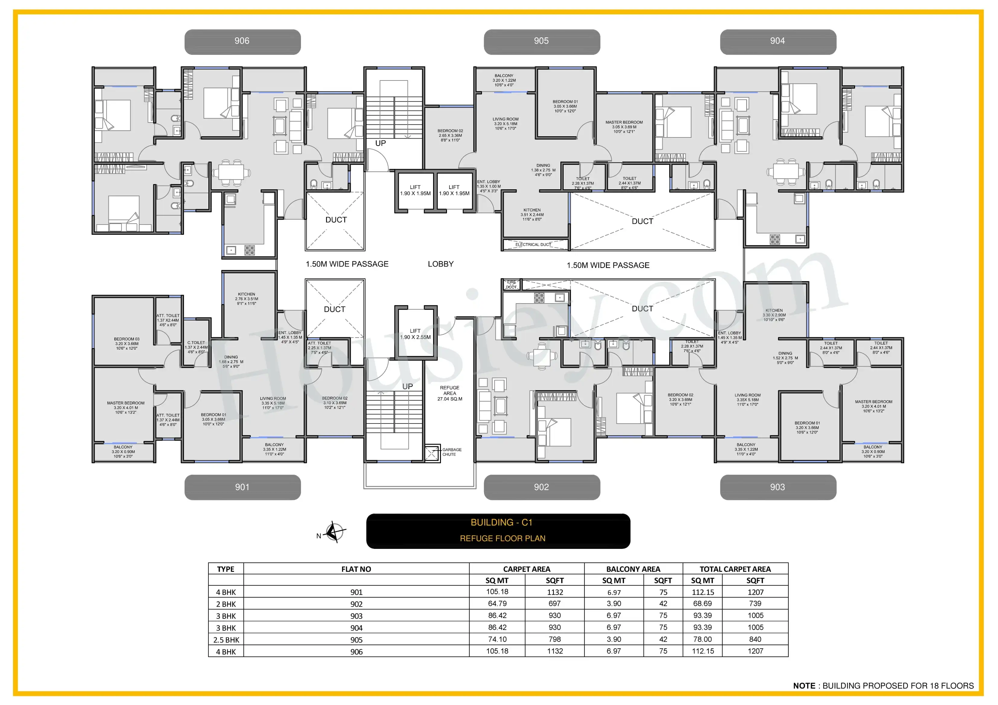 Unique K Town Floor plan 7