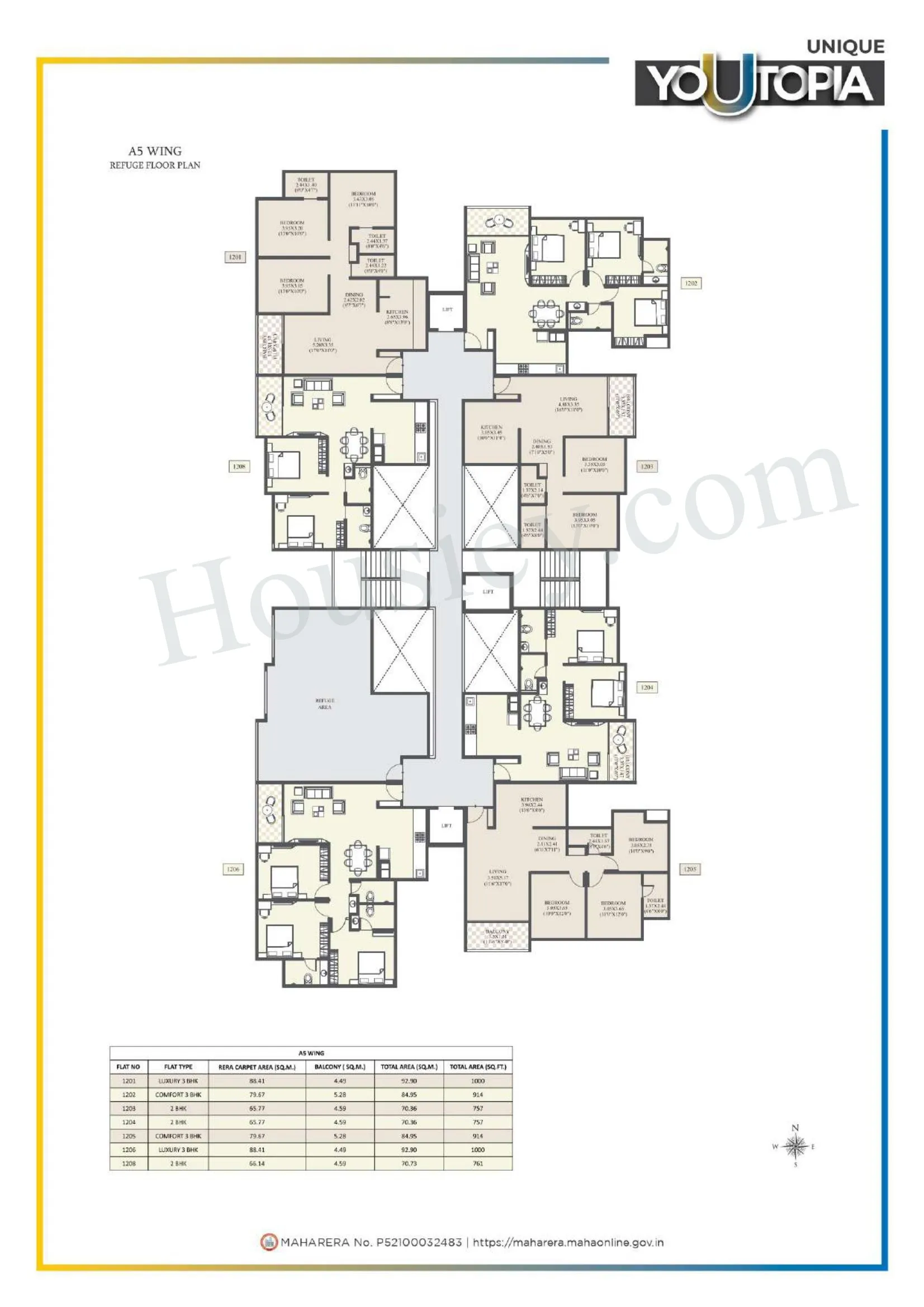 Unique Youtopia Phase 3 Floor plan 8