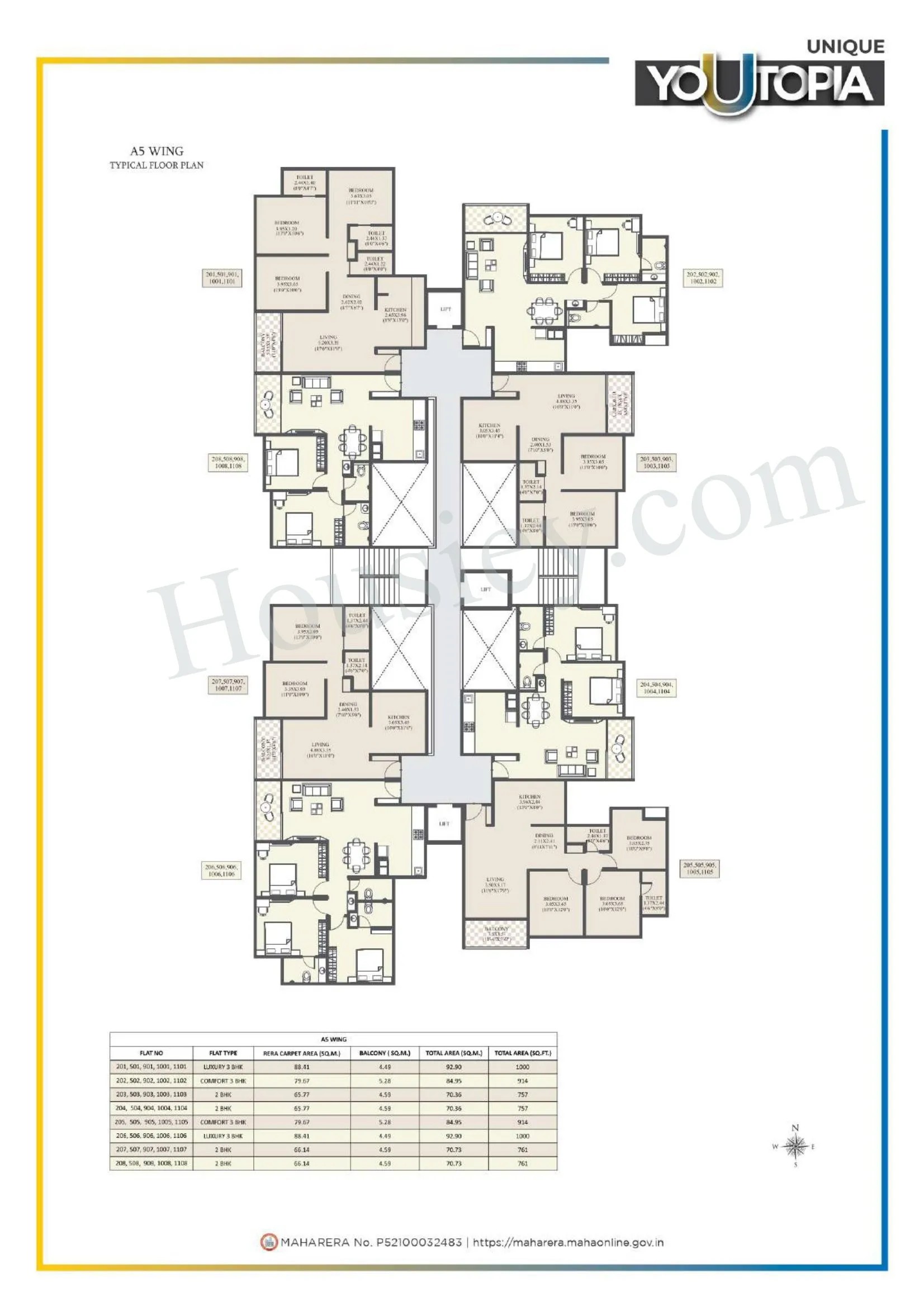 Unique Youtopia Phase 3 Floor plan 10