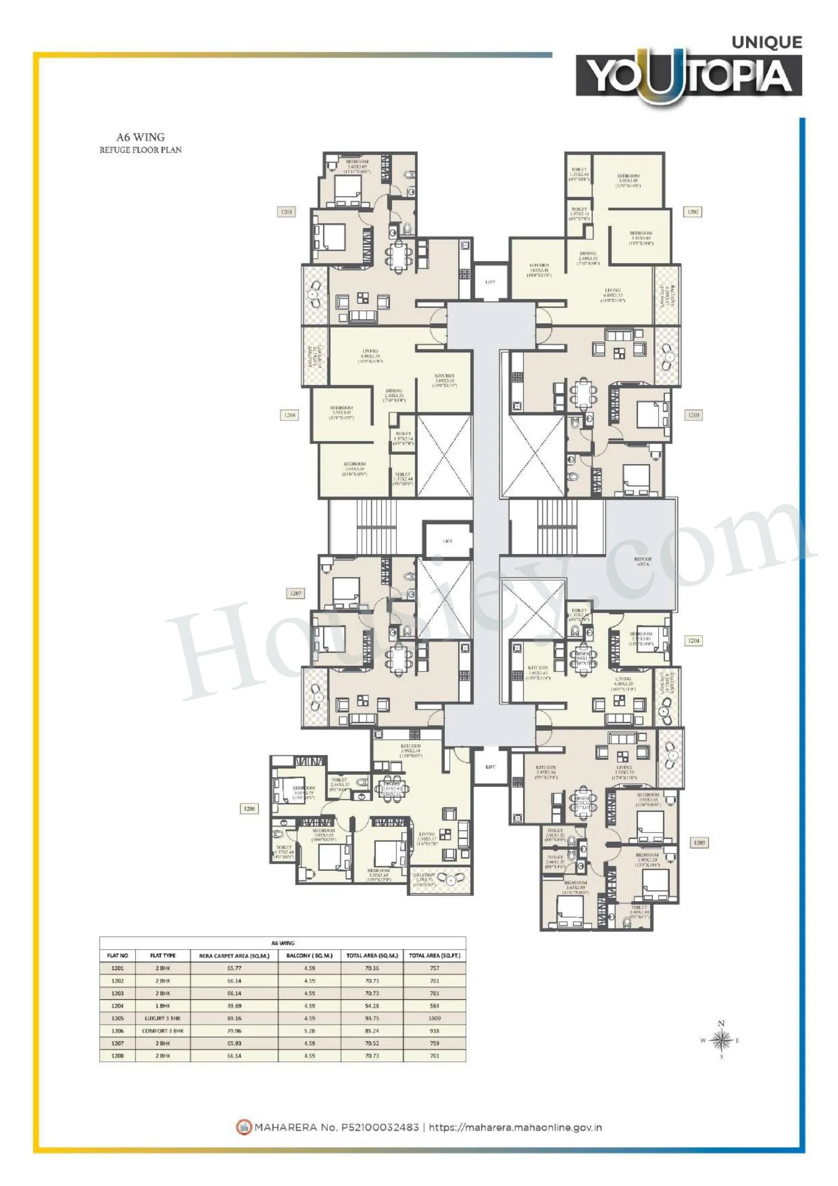 Unique Youtopia Phase 3 Floor plan 11