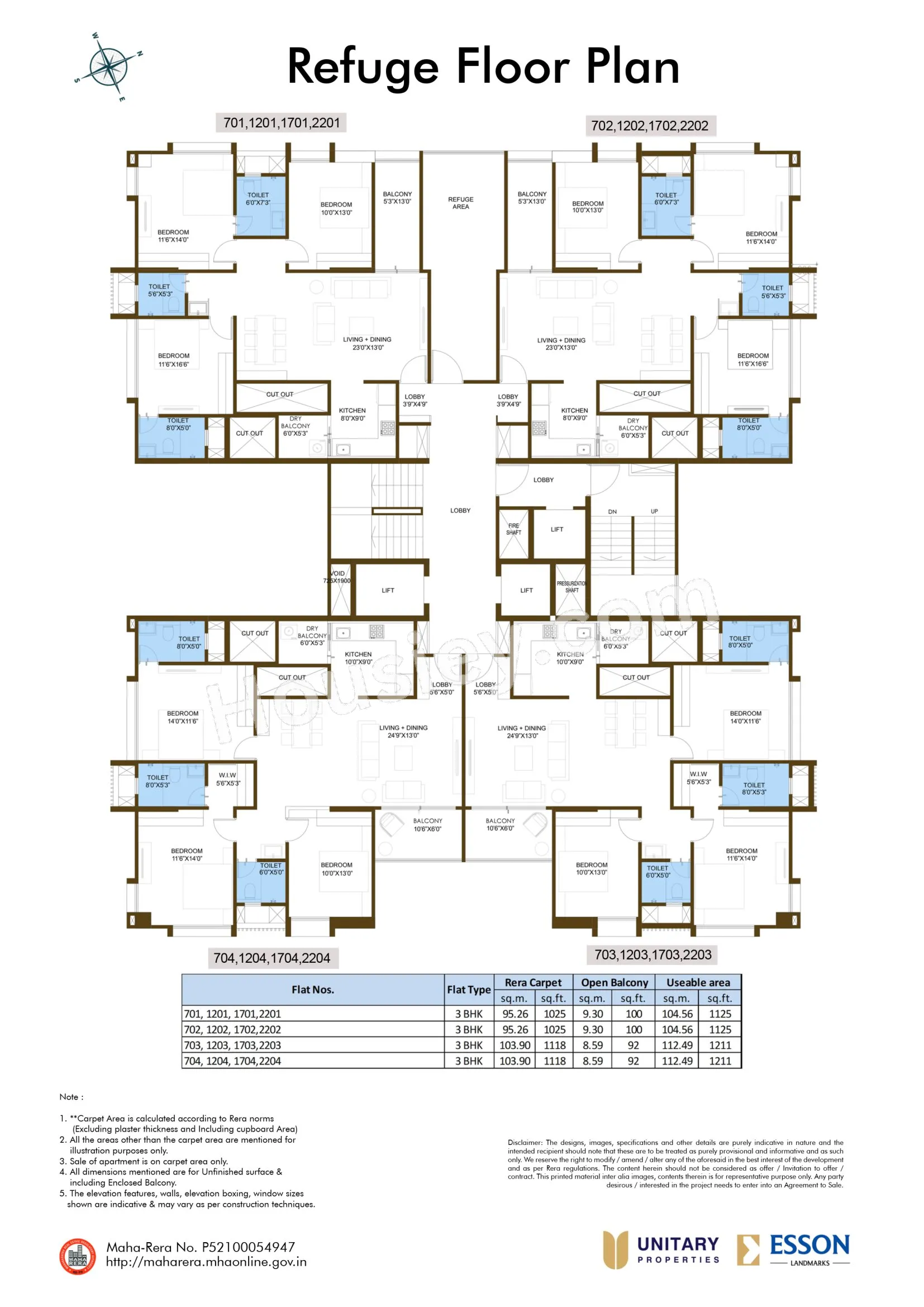 Unitary Constella Floor plan 1