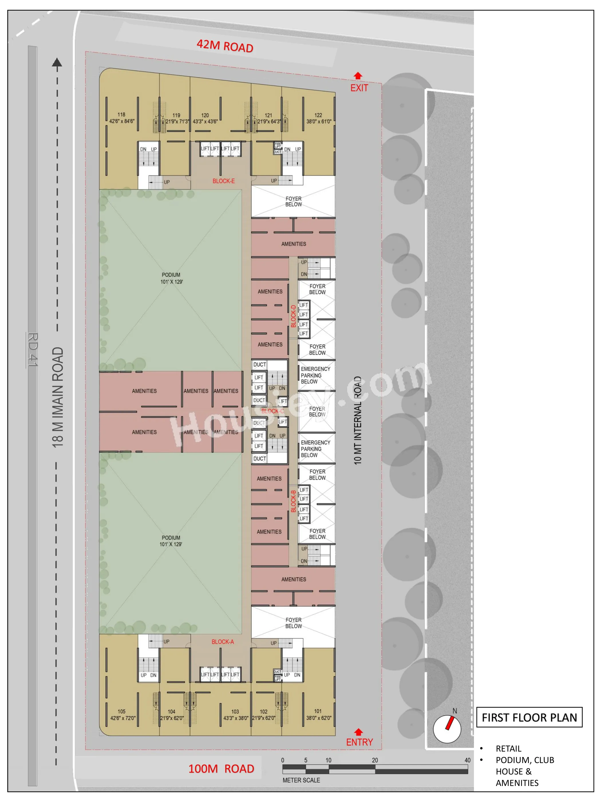 United Siban Floor plan 1