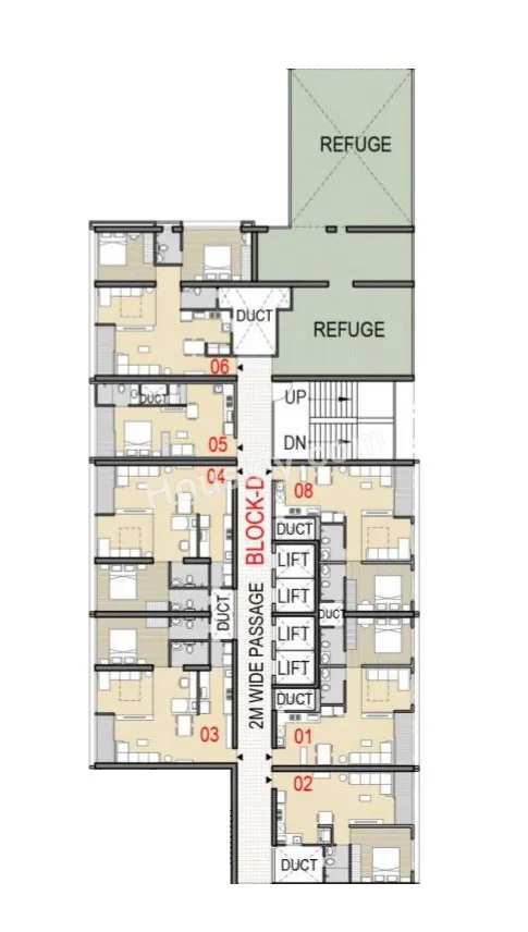 United Siban Floor plan 4