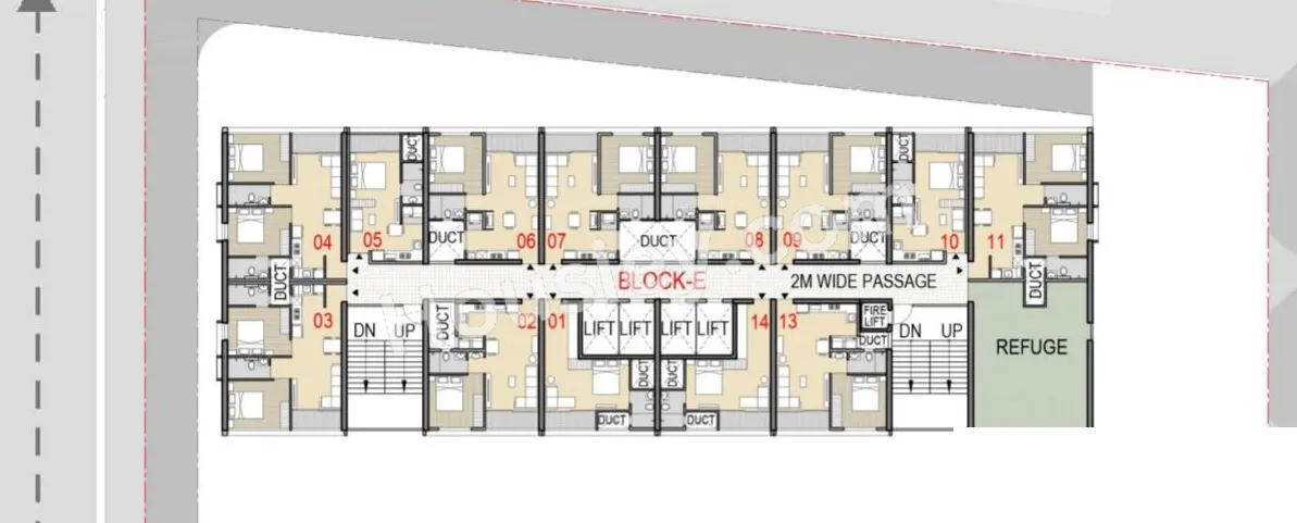 United Siban Floor plan 6