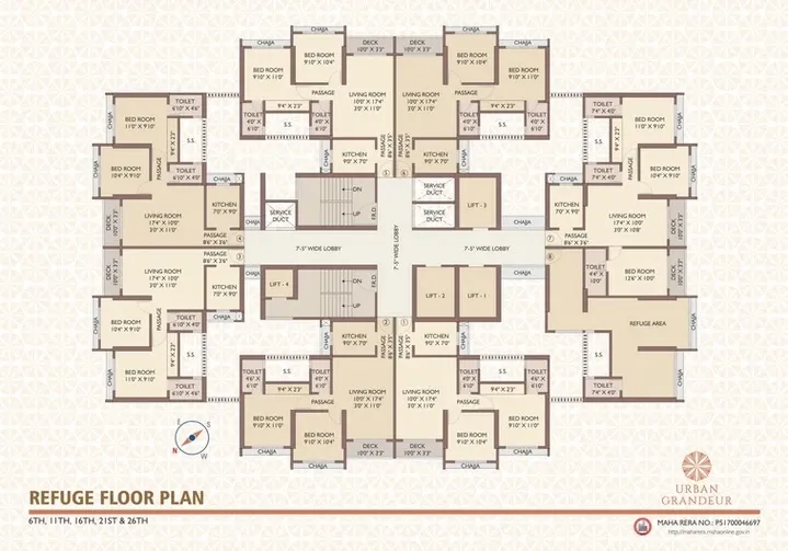 Urban Grandeur Floor plan 3