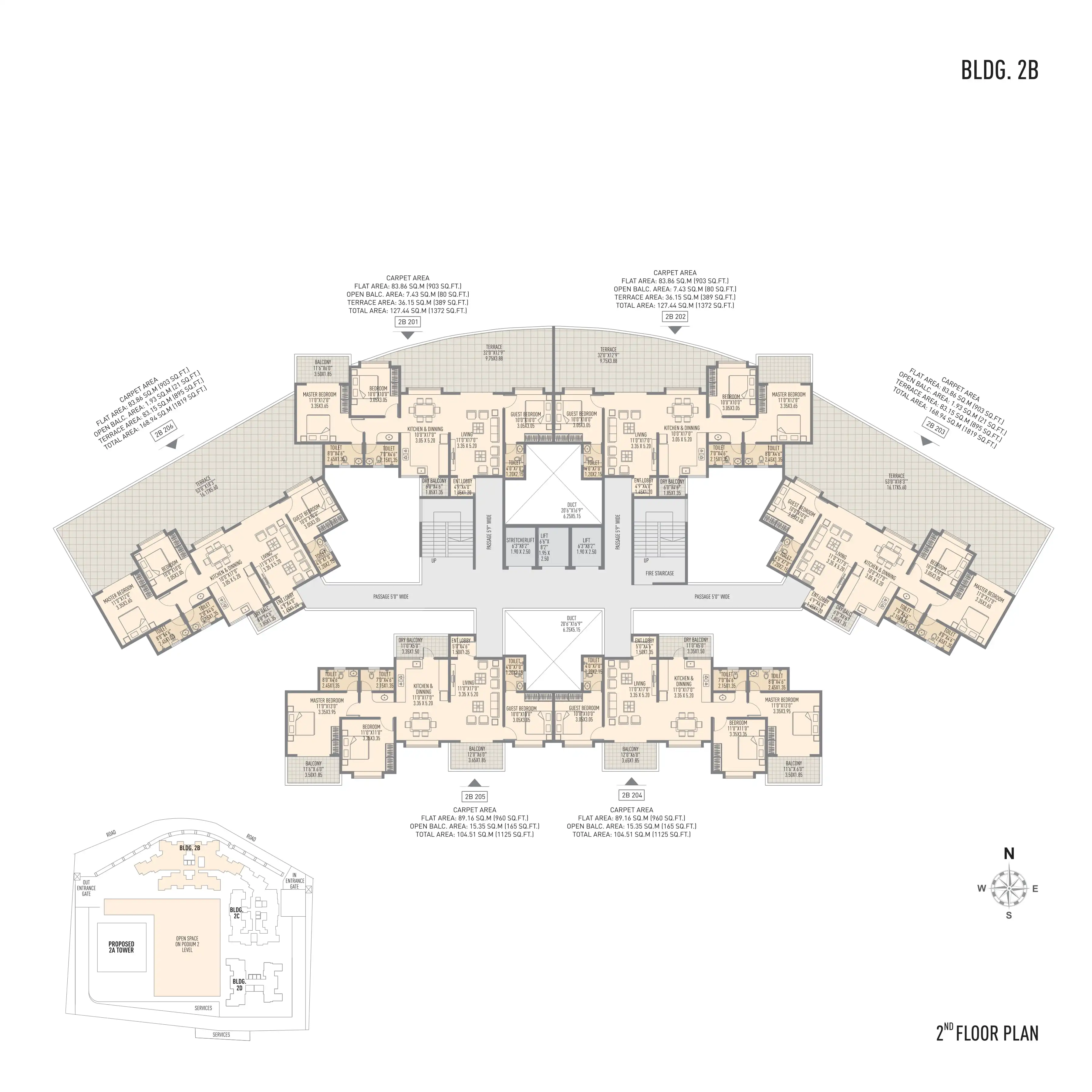 Urban SkyLine Phase-I Floor plan 2