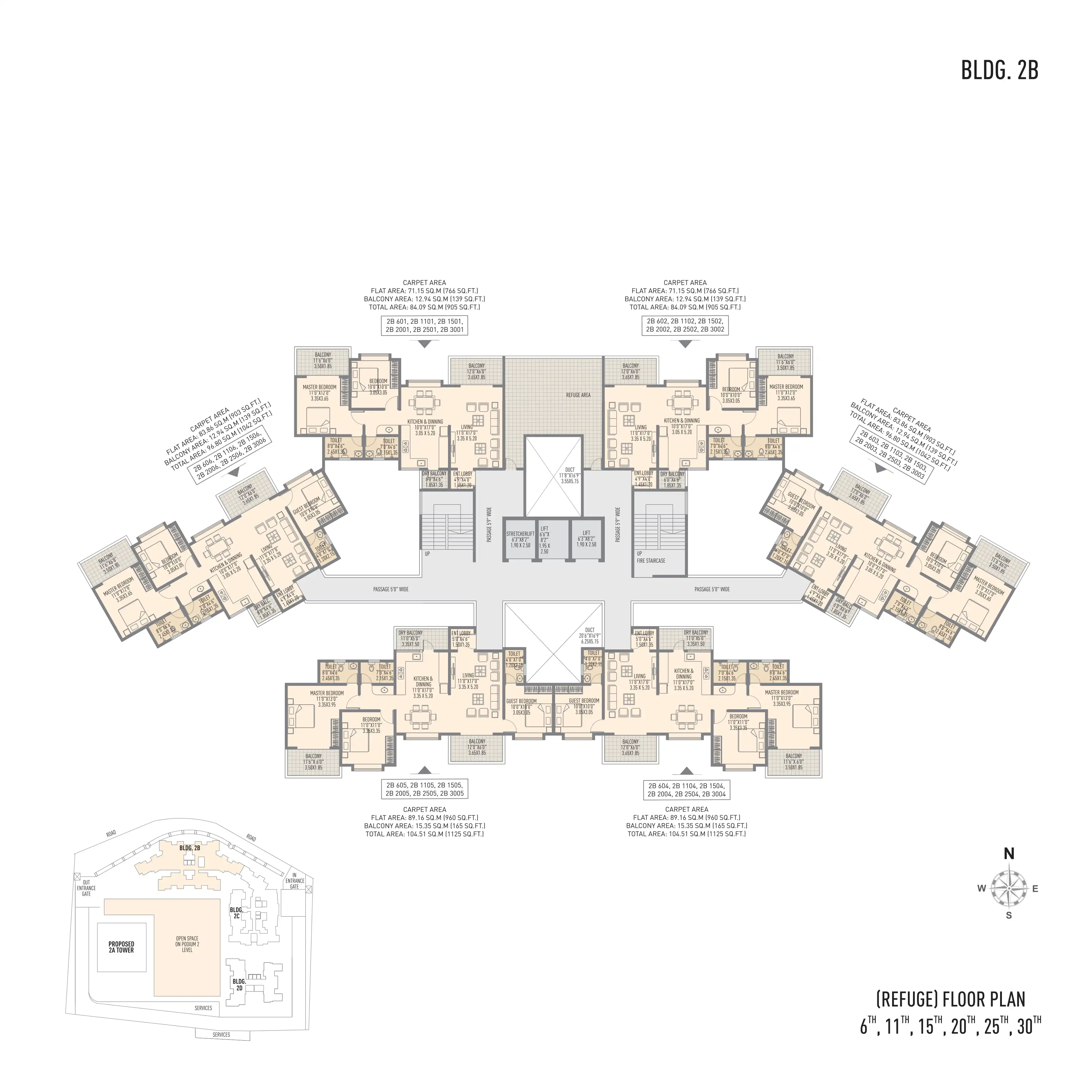 Urban SkyLine Phase-I Floor plan 1