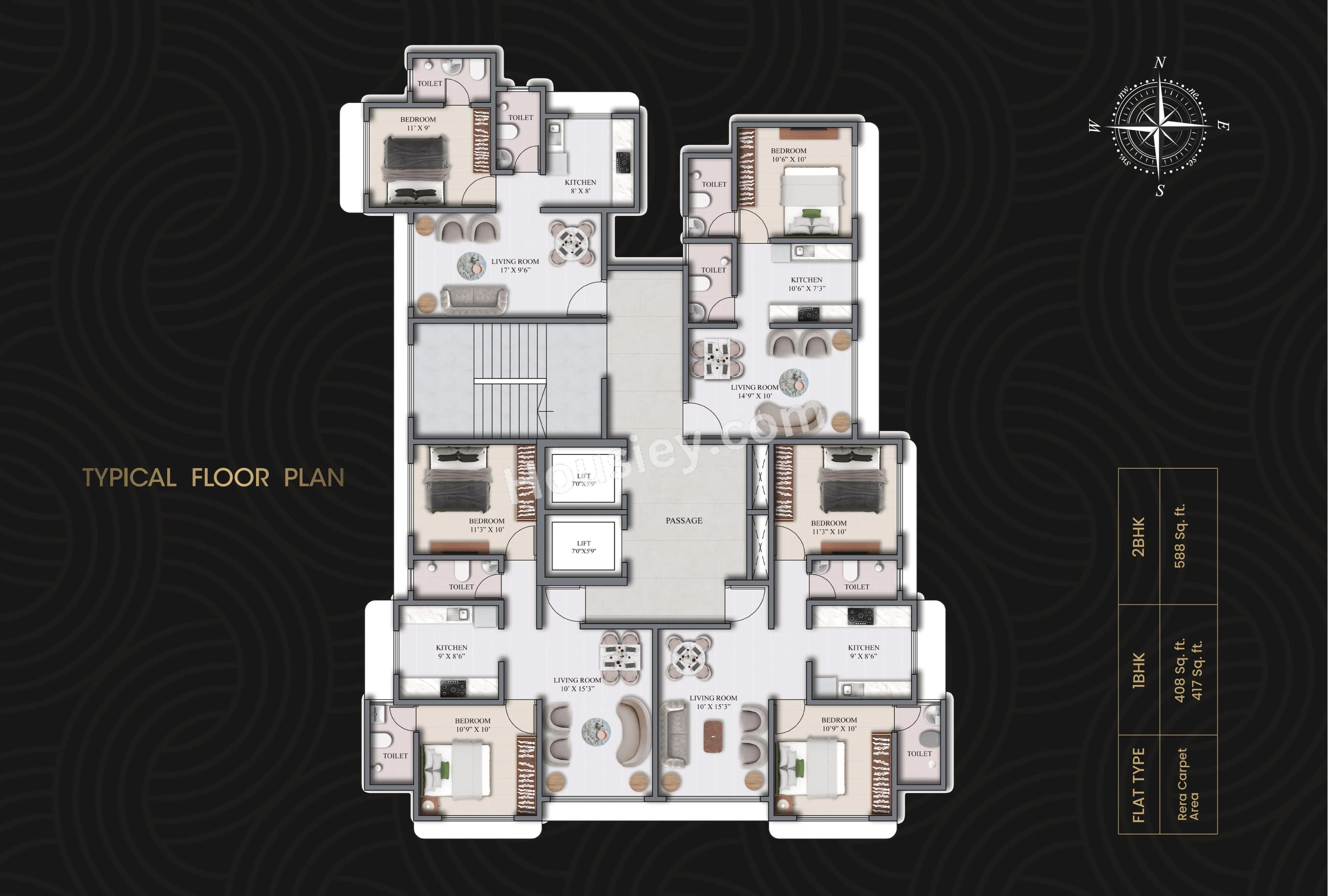 Urjha Liberty Heights Floor plan 2