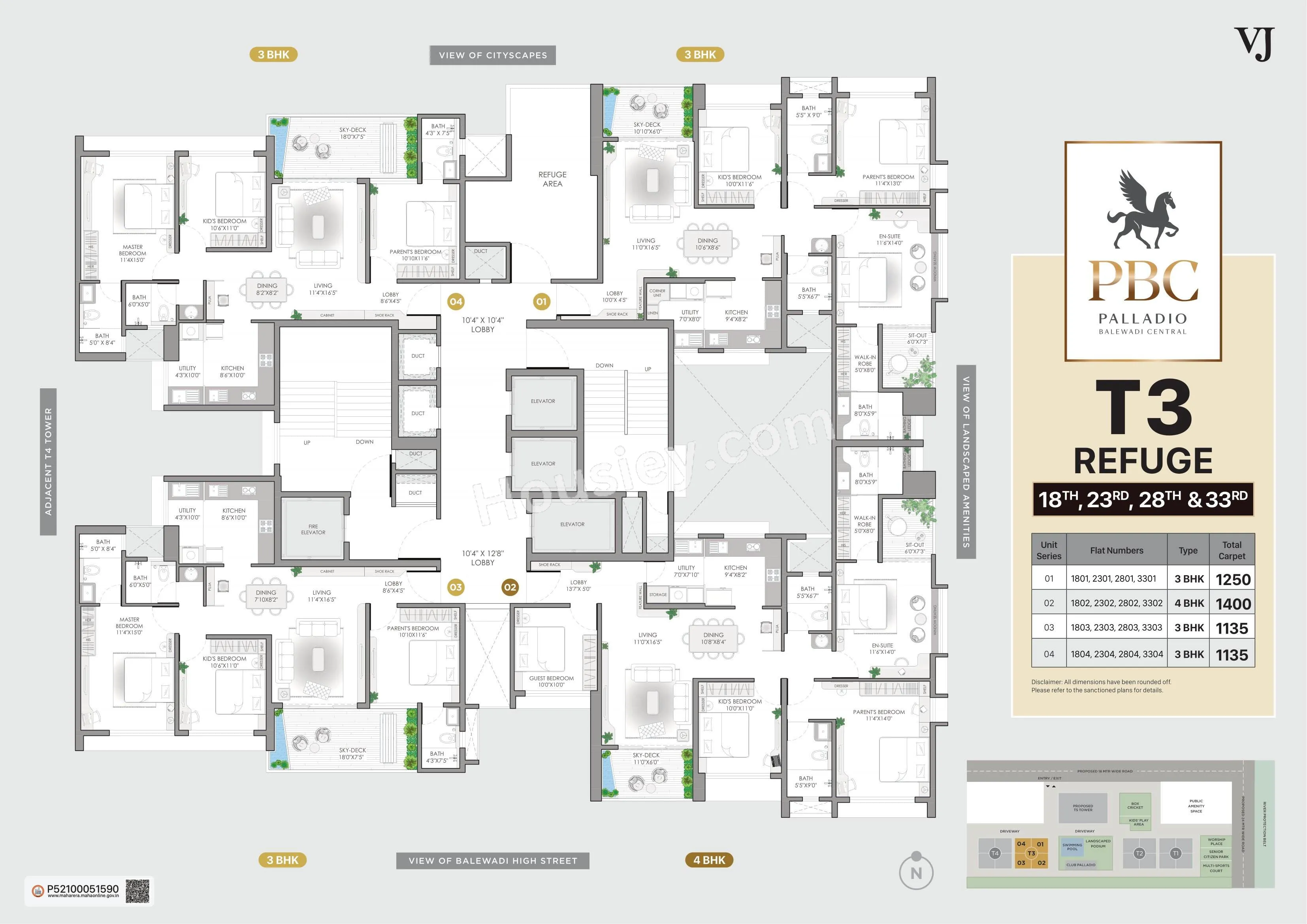 VJ Palladio Balewadi Central Floor plan 10
