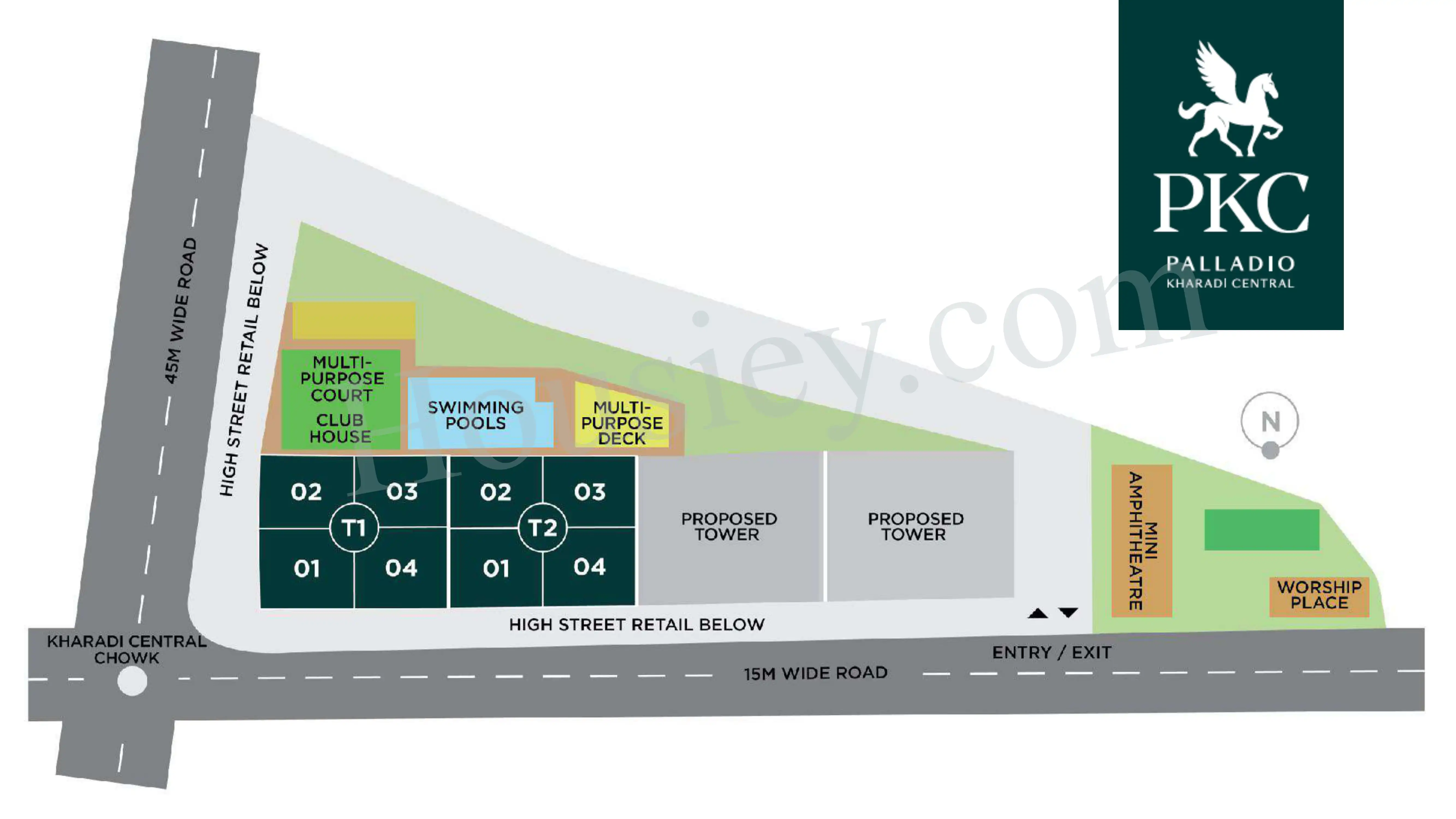 VJ Palladio Kharadi Central Floor plan 2