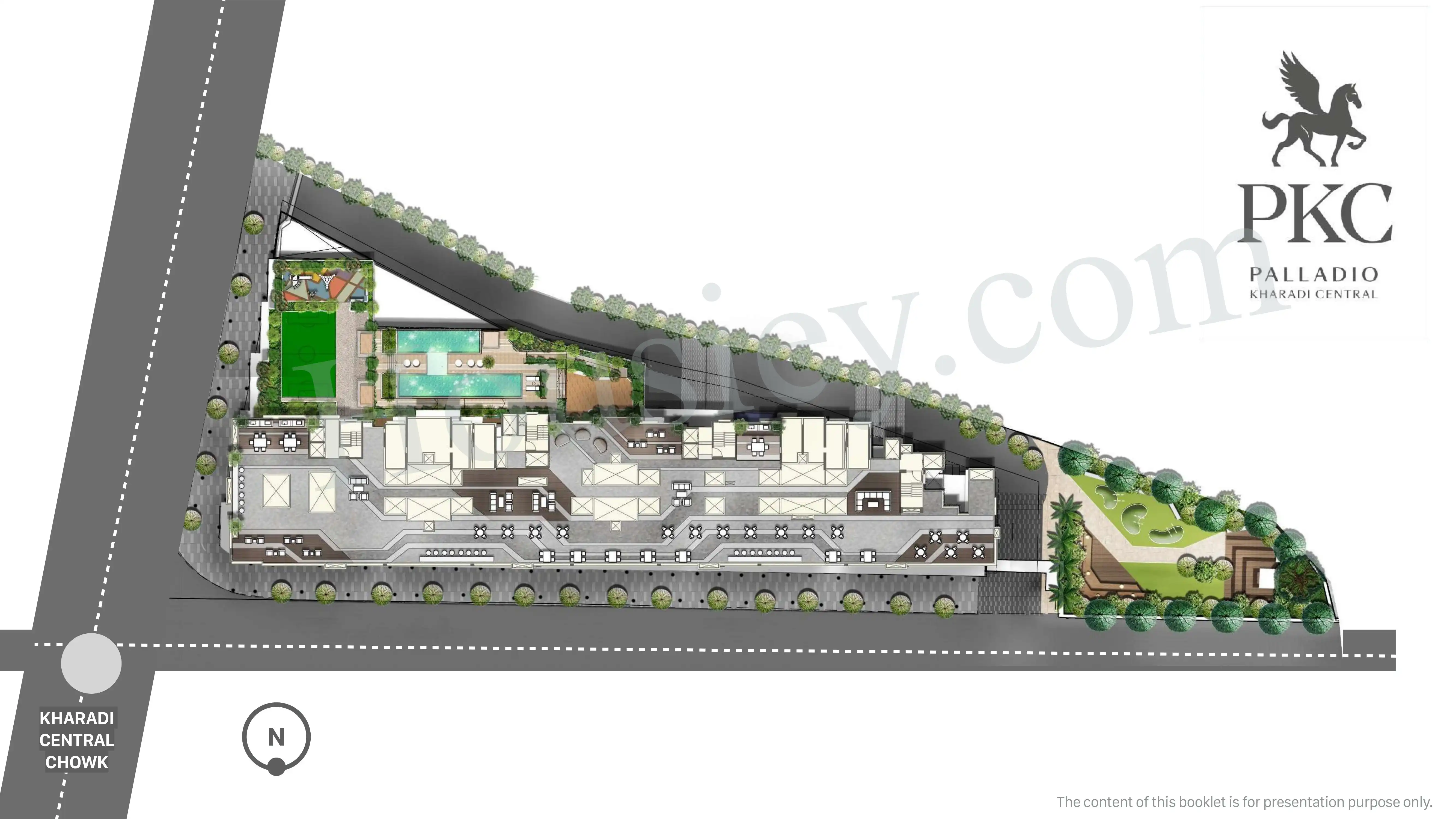 VJ Palladio Kharadi Central Floor plan 1