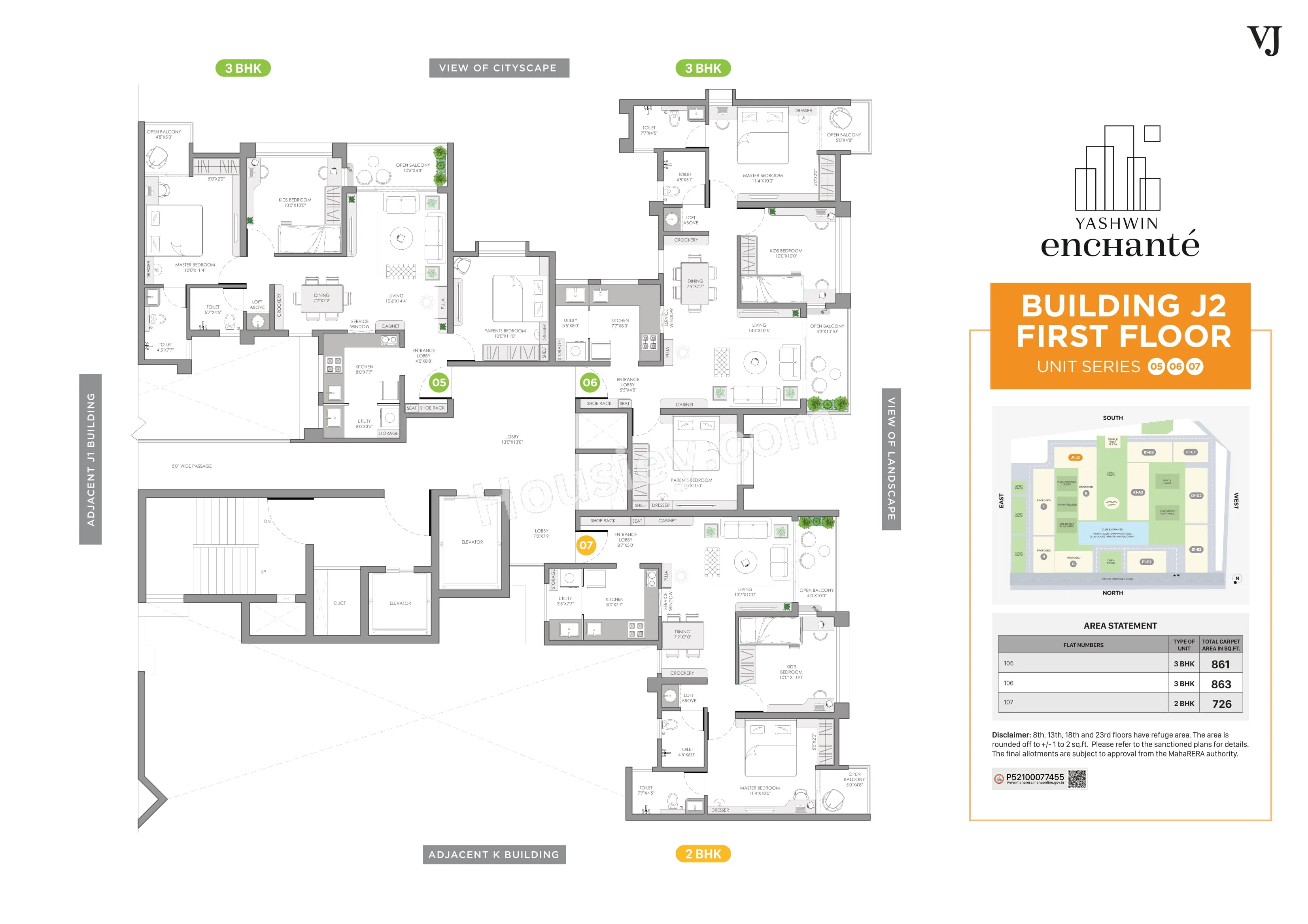 VJ Yashwin Enchante Floor plan 6