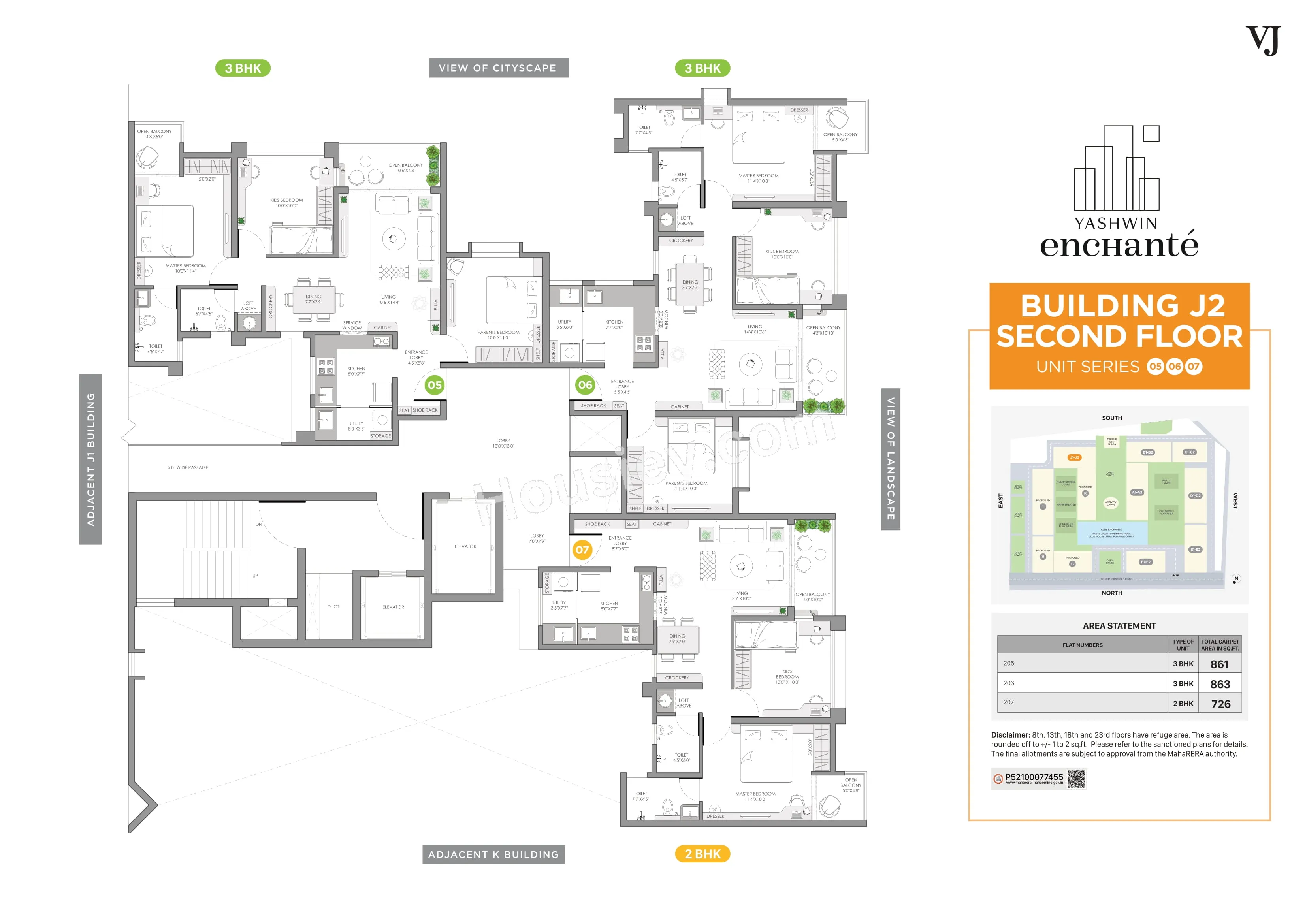 VJ Yashwin Enchante Floor plan 7