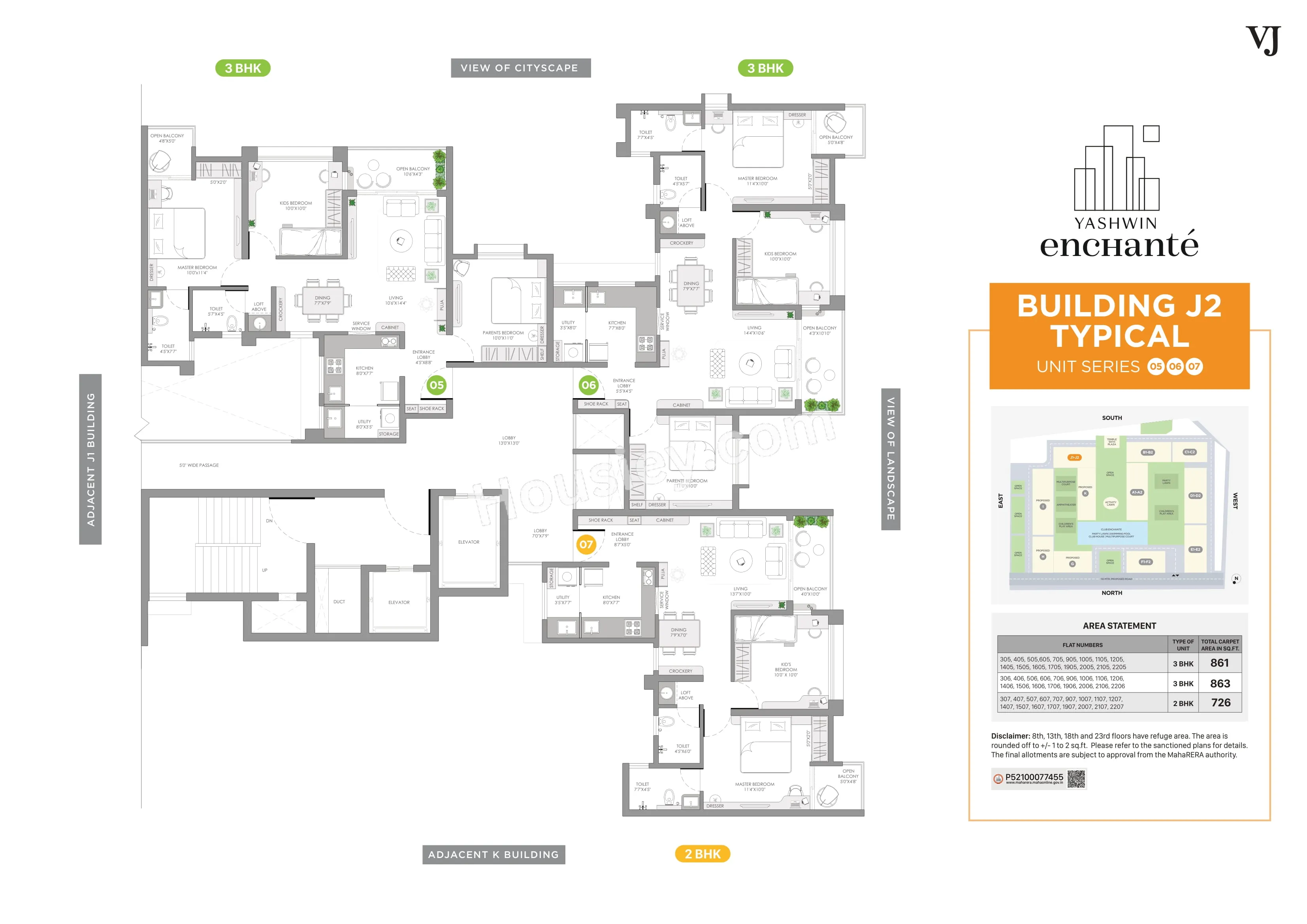 VJ Yashwin Enchante Floor plan 10