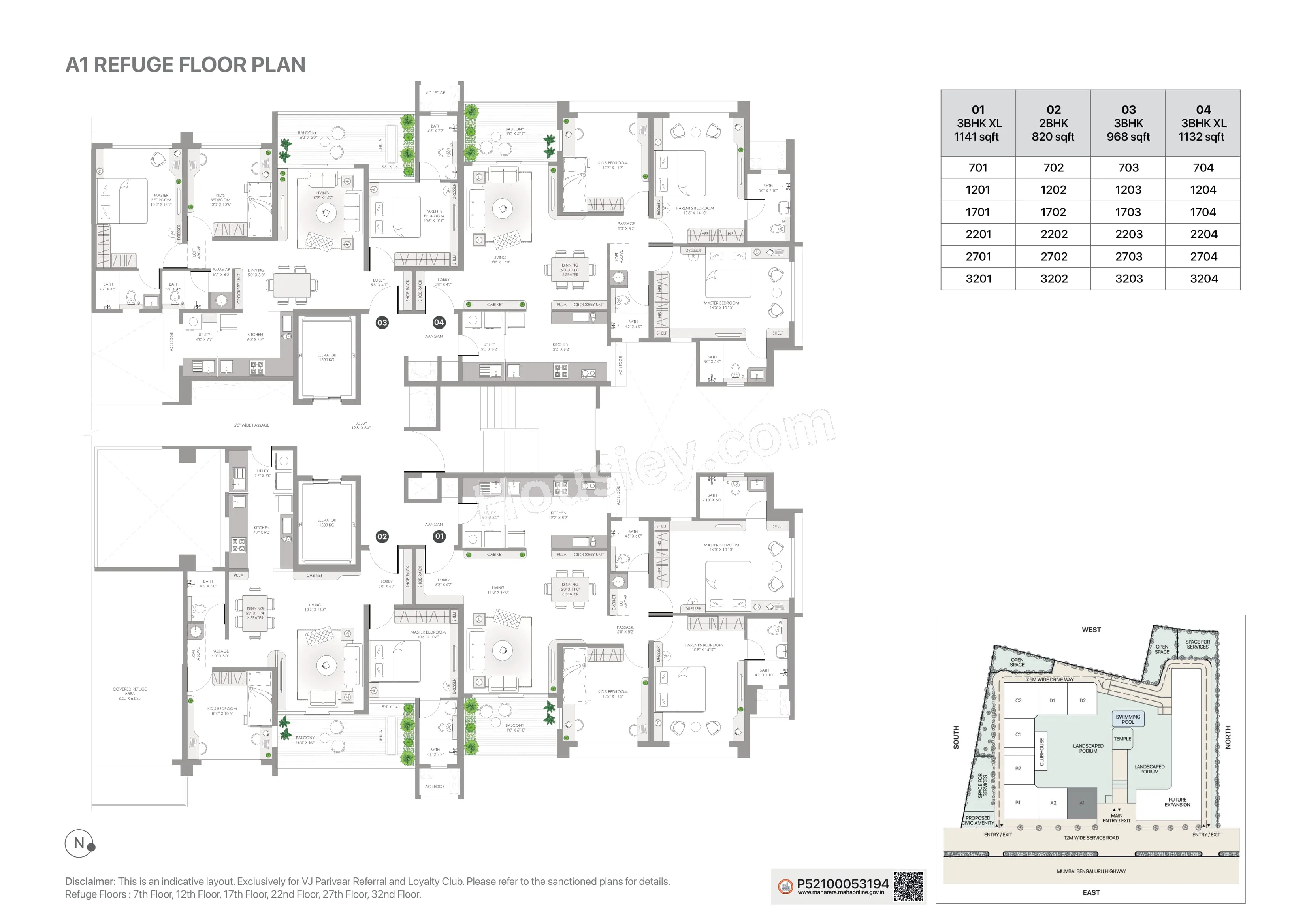 VJ Yashwin Urbo Centro Floor plan 1
