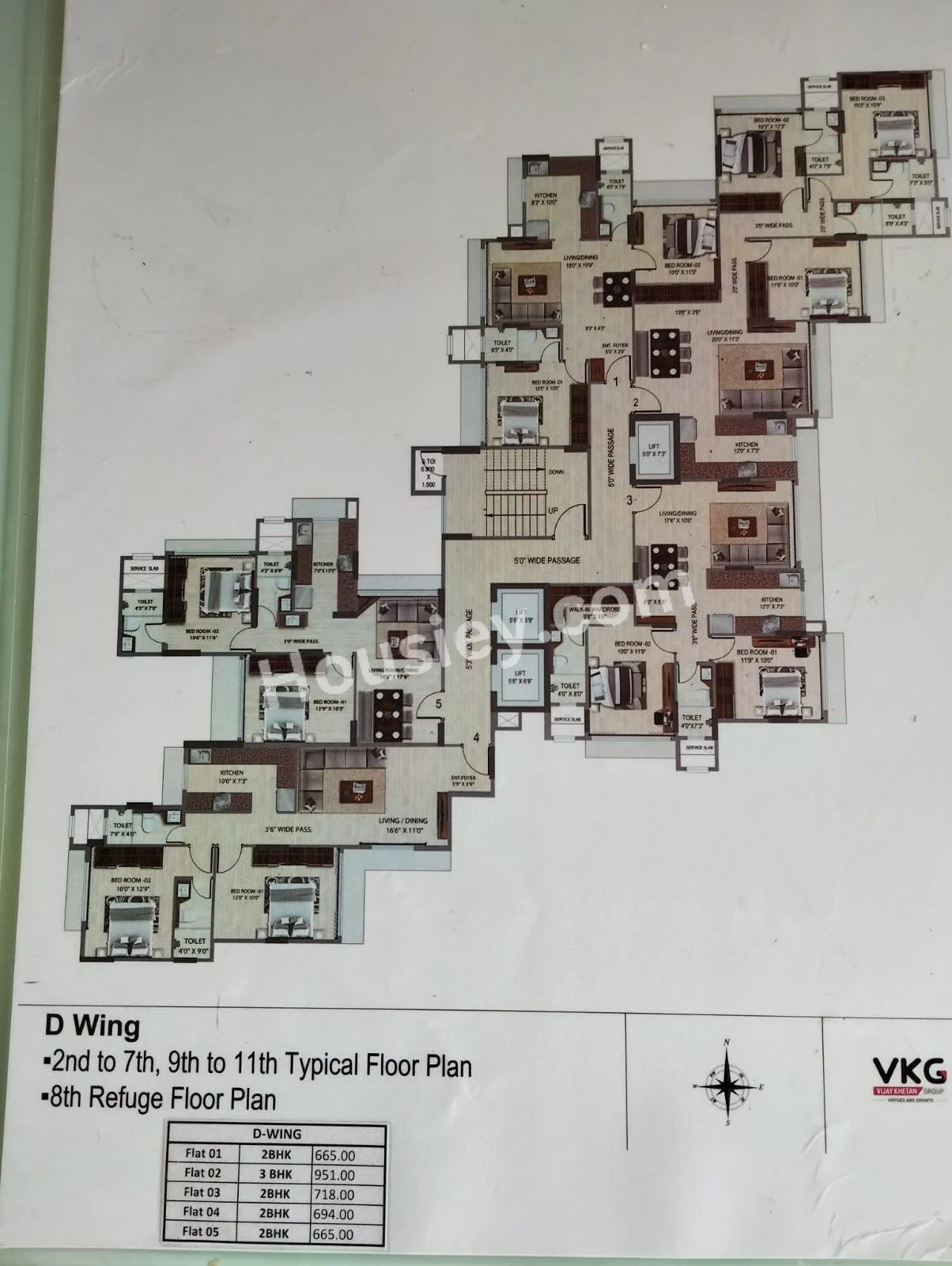 VKG Krishna Residences Floor plan 4