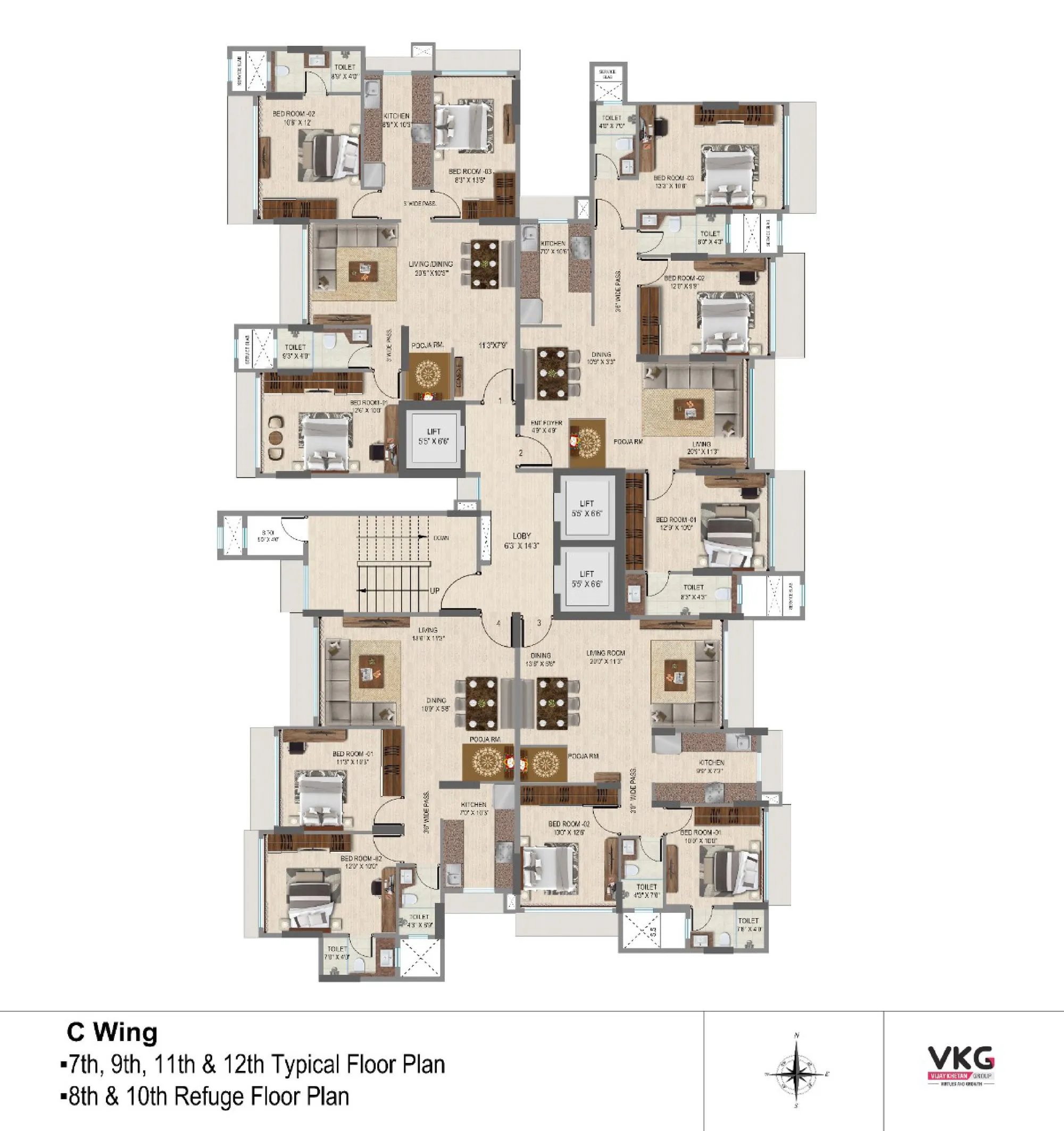 VKG Park Estate Floor plan 3