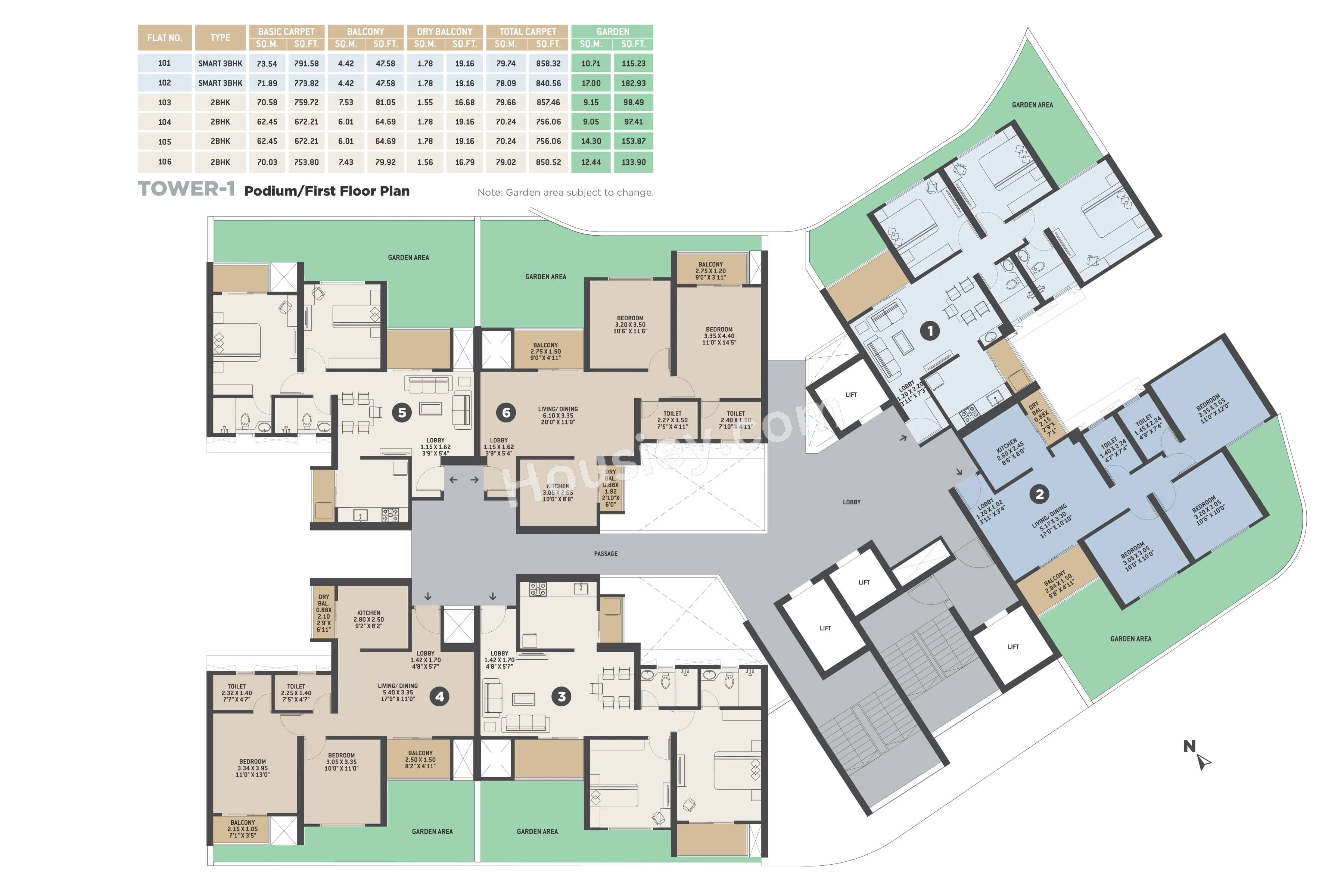 VTP Dolce Vita Floor plan 2