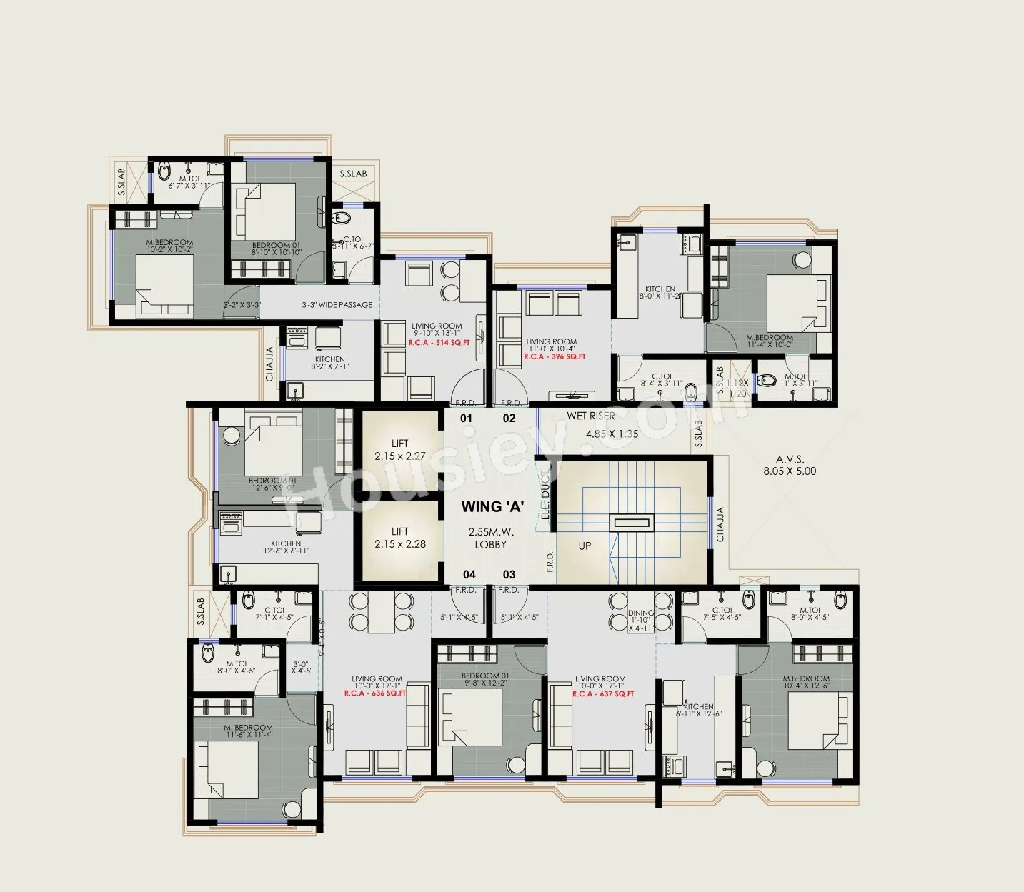 Vaibhavlaxmi Royal Stone Floor plan 3