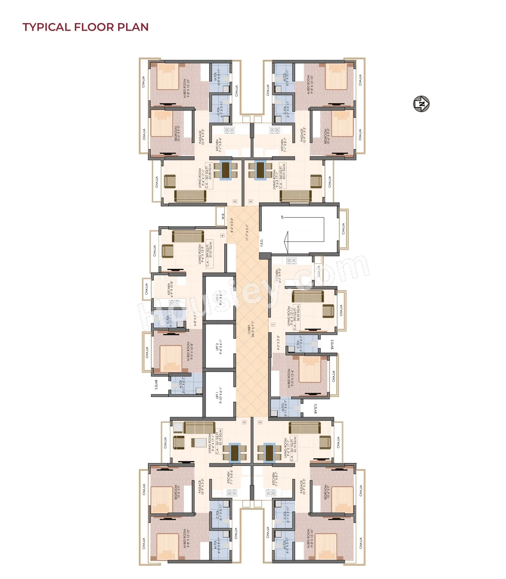 Vaibhavlaxmi Victoria 54 Floor Plan