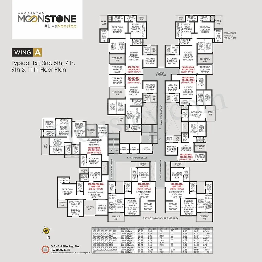 Vardhman Moonstone Floor plan 1