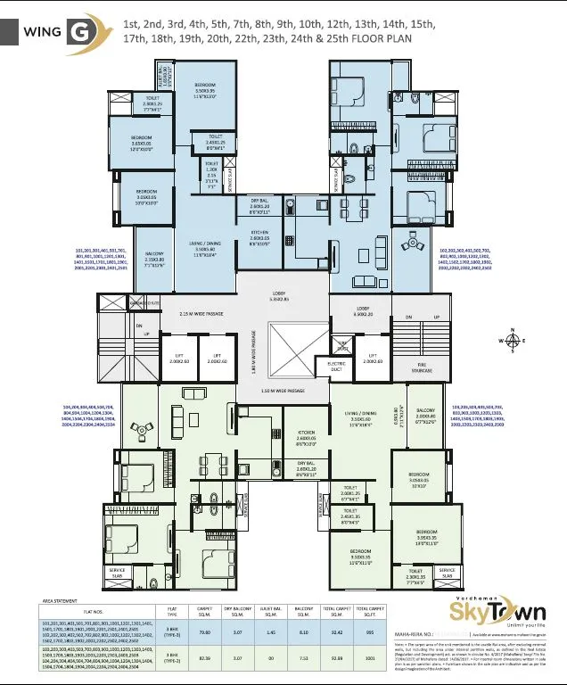 Vardhaman Skytown Floor plan 1