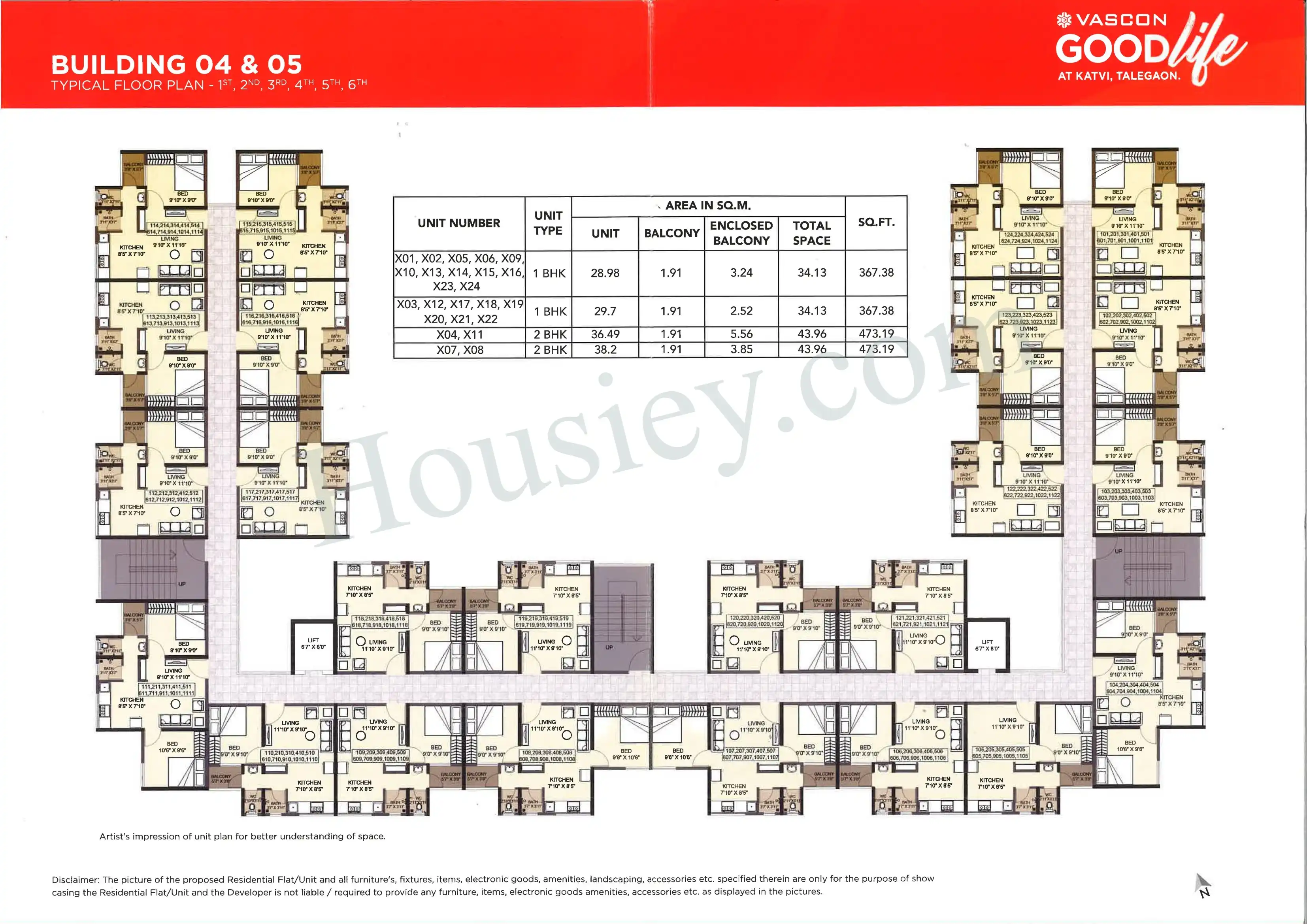 Vascon Goodlife Floor plan 1