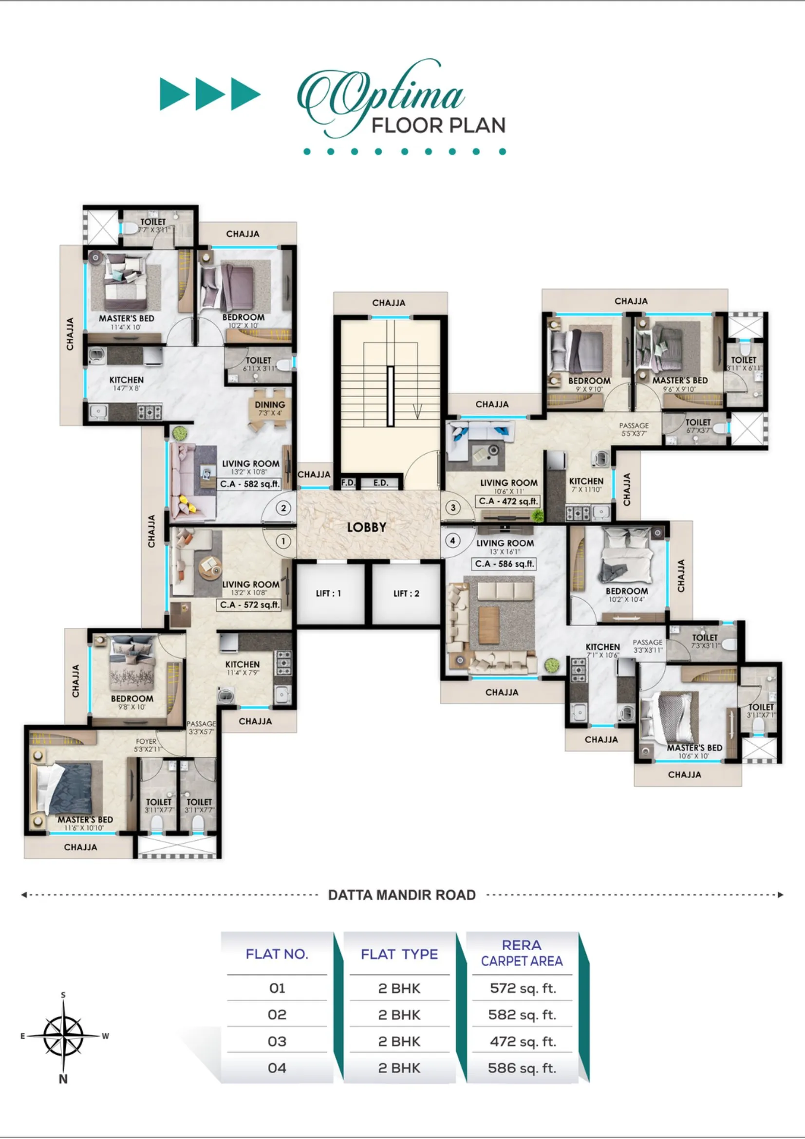 Vasundhara Paradise Floor plan 1