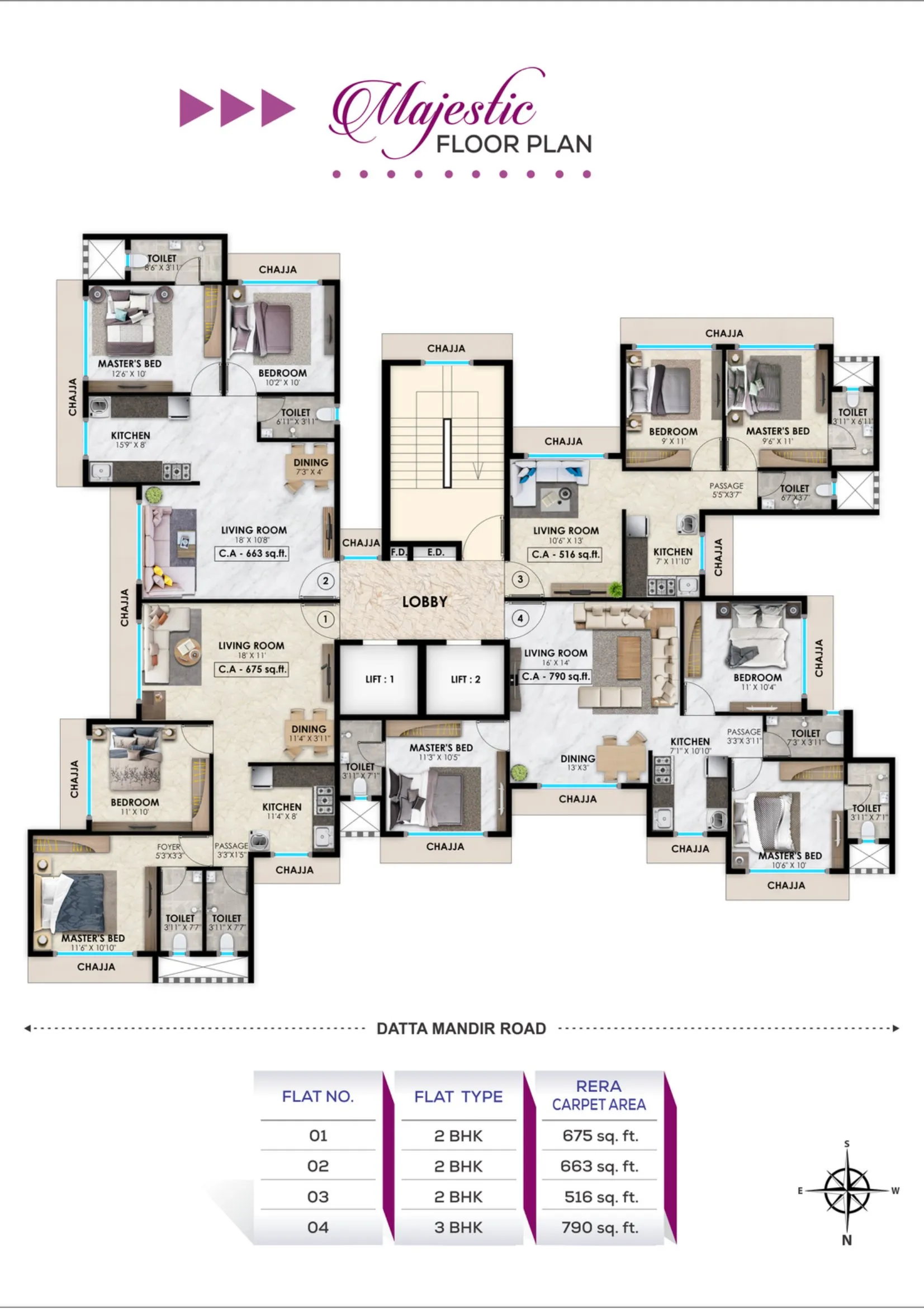 Vasundhara Paradise Floor plan 2