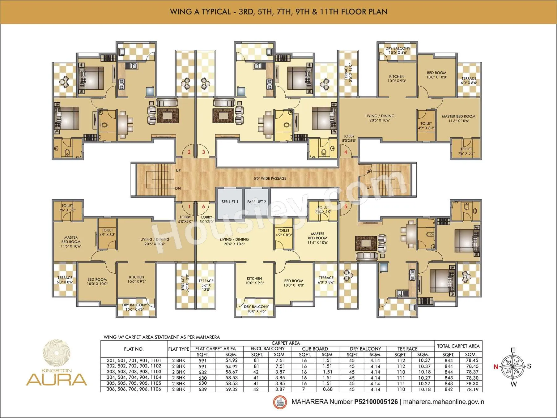 Vedant Kingston Aura Floor plan 1