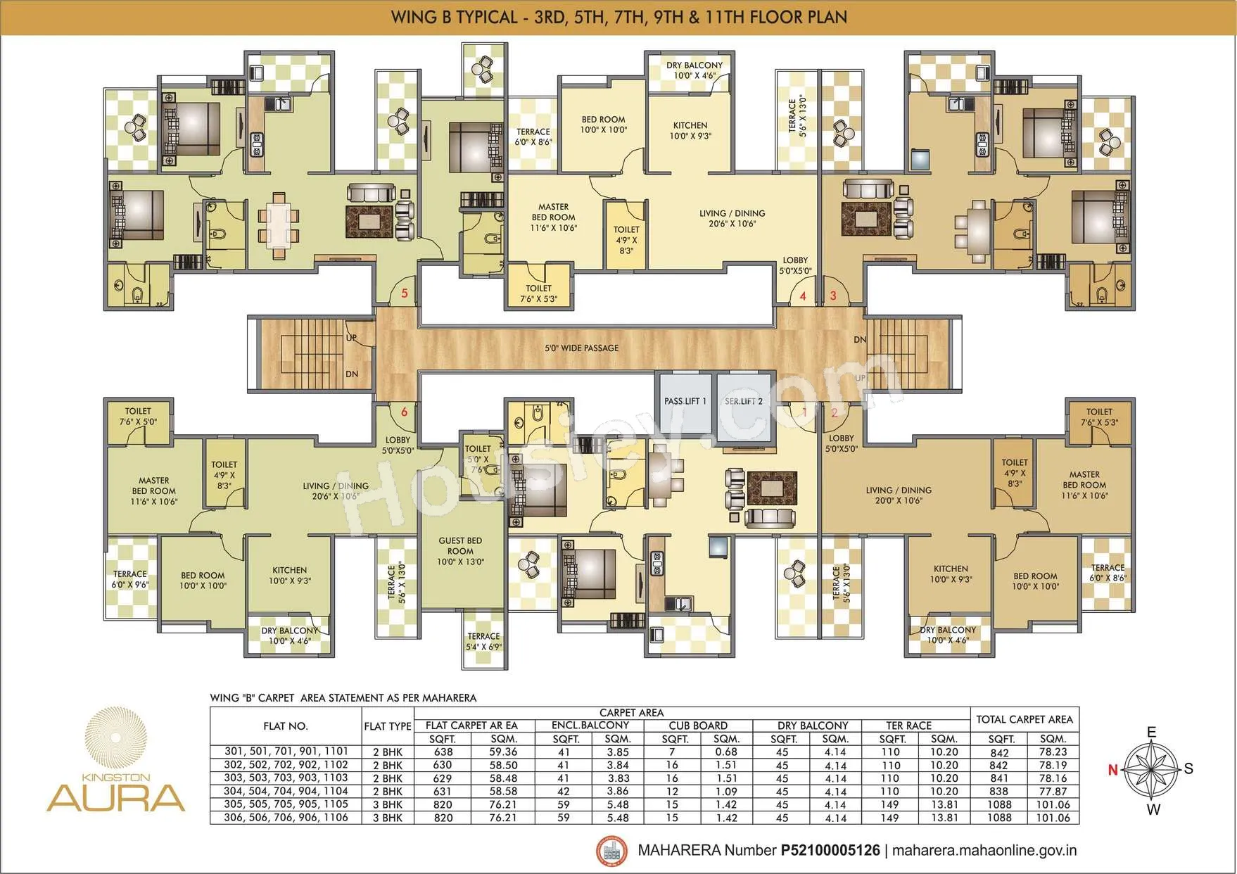 Vedant Kingston Aura Floor plan 4