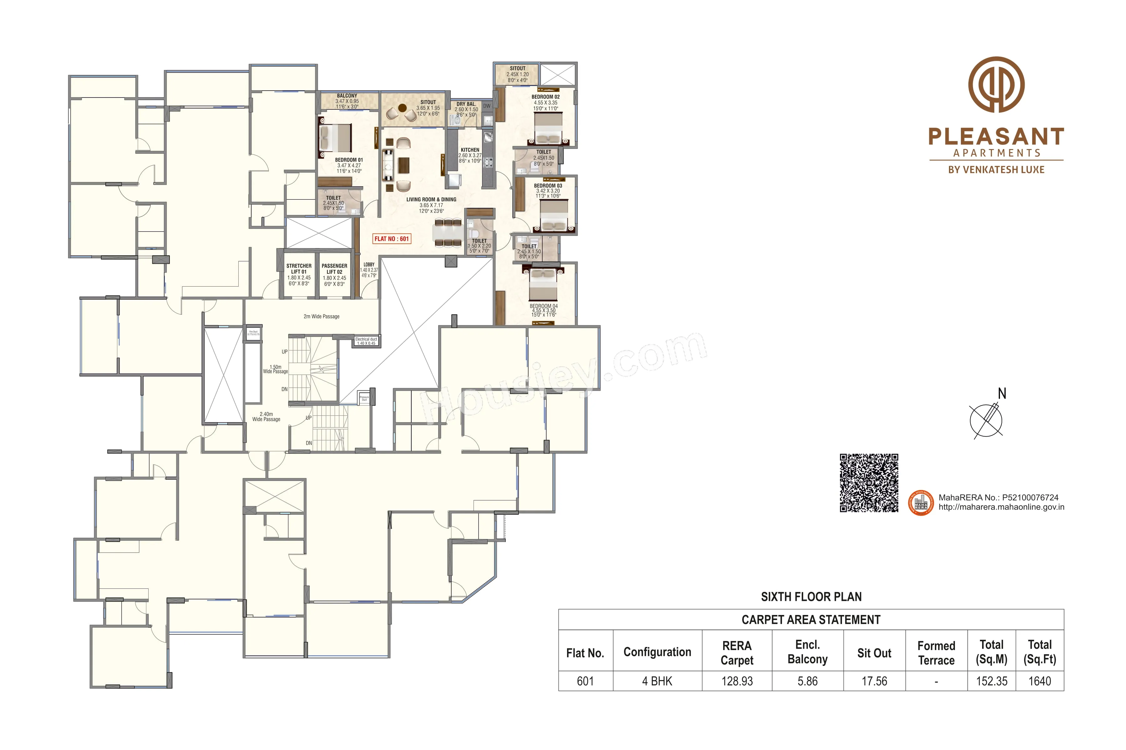 Venkatesh Pleasant Floor plan 5
