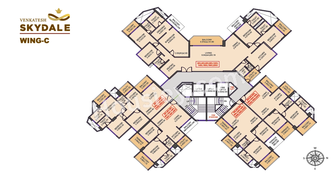 Venkatesh Skydale Floor plan 3