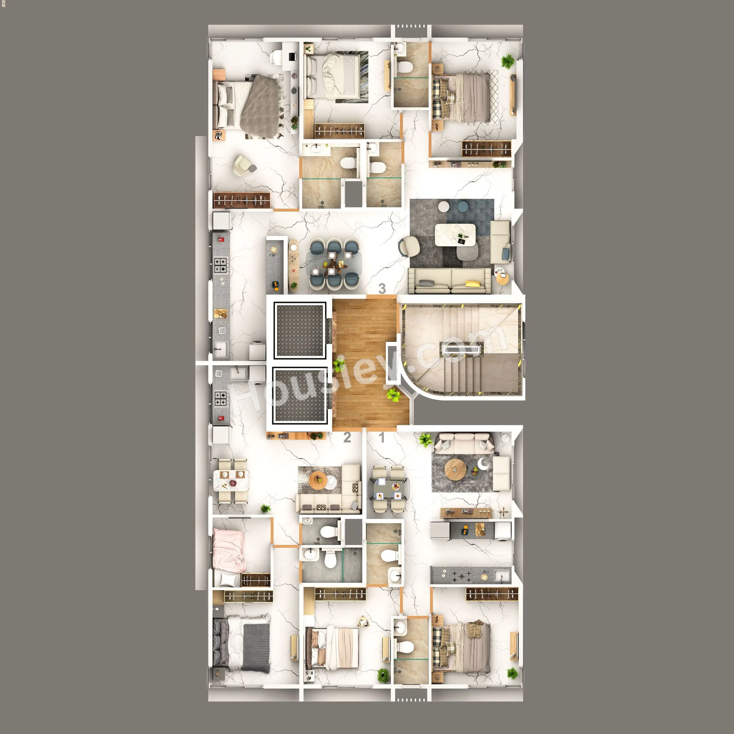 Vibrant Ekam Parkk Floor plan 1